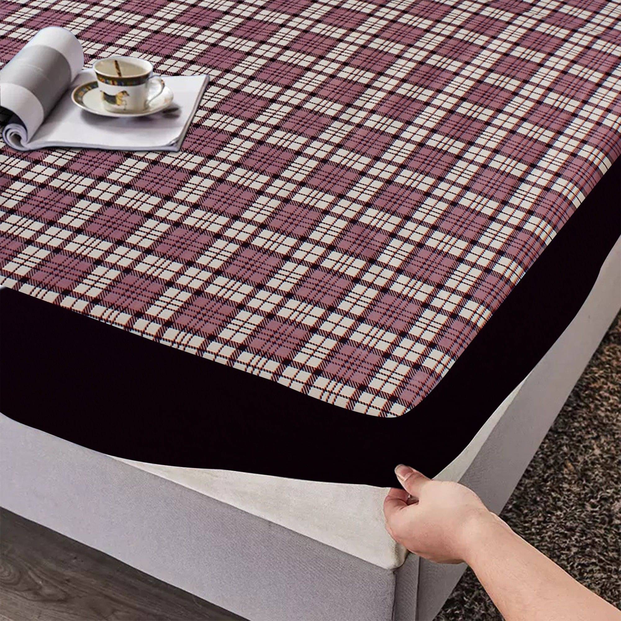 Dream Care Grey Cotton Mattress Cover     			Dream Care Grey Cotton Mattress Cover