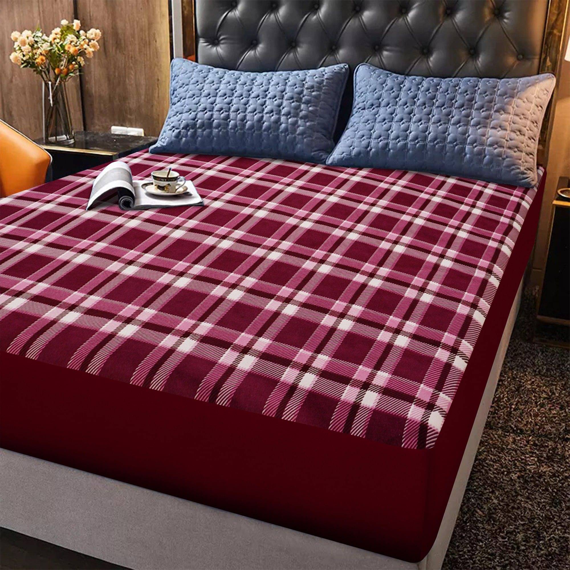 Dream Care Grey Cotton Mattress Cover     			Dream Care Grey Cotton Mattress Cover