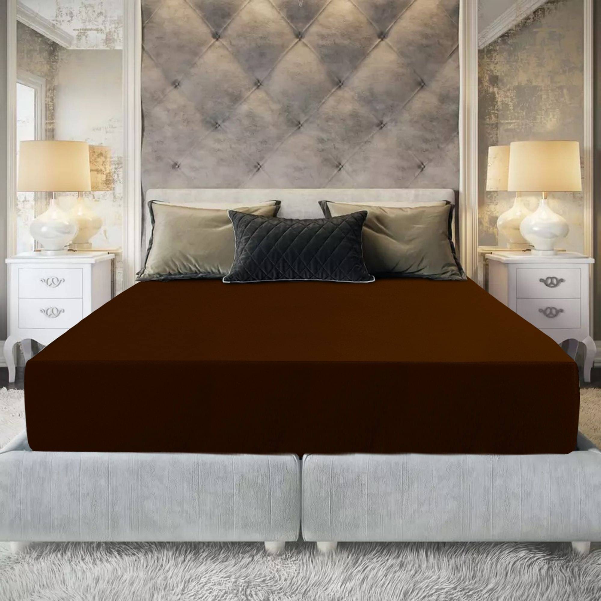 Dream Care Grey Cotton Mattress Cover     			Dream Care Grey Cotton Mattress Cover