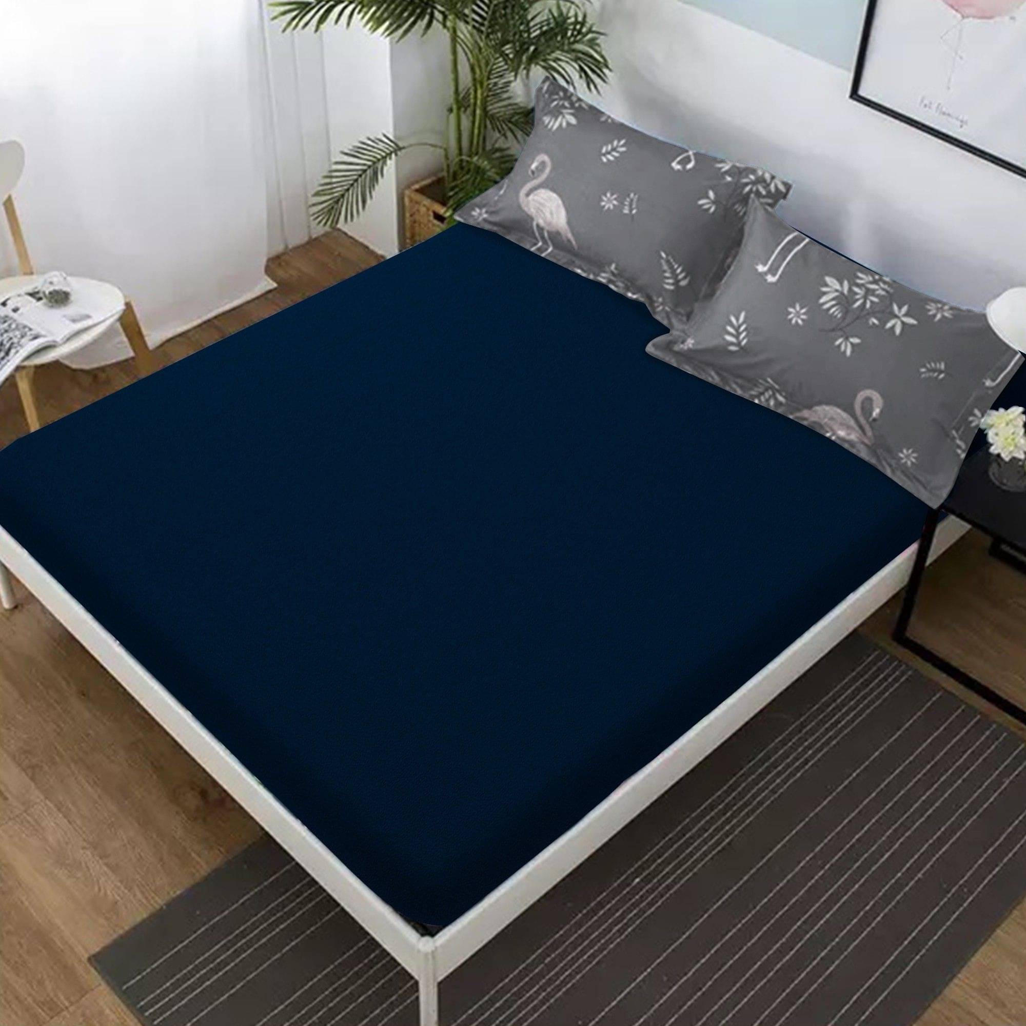     			Dream Care Grey Cotton Mattress Cover