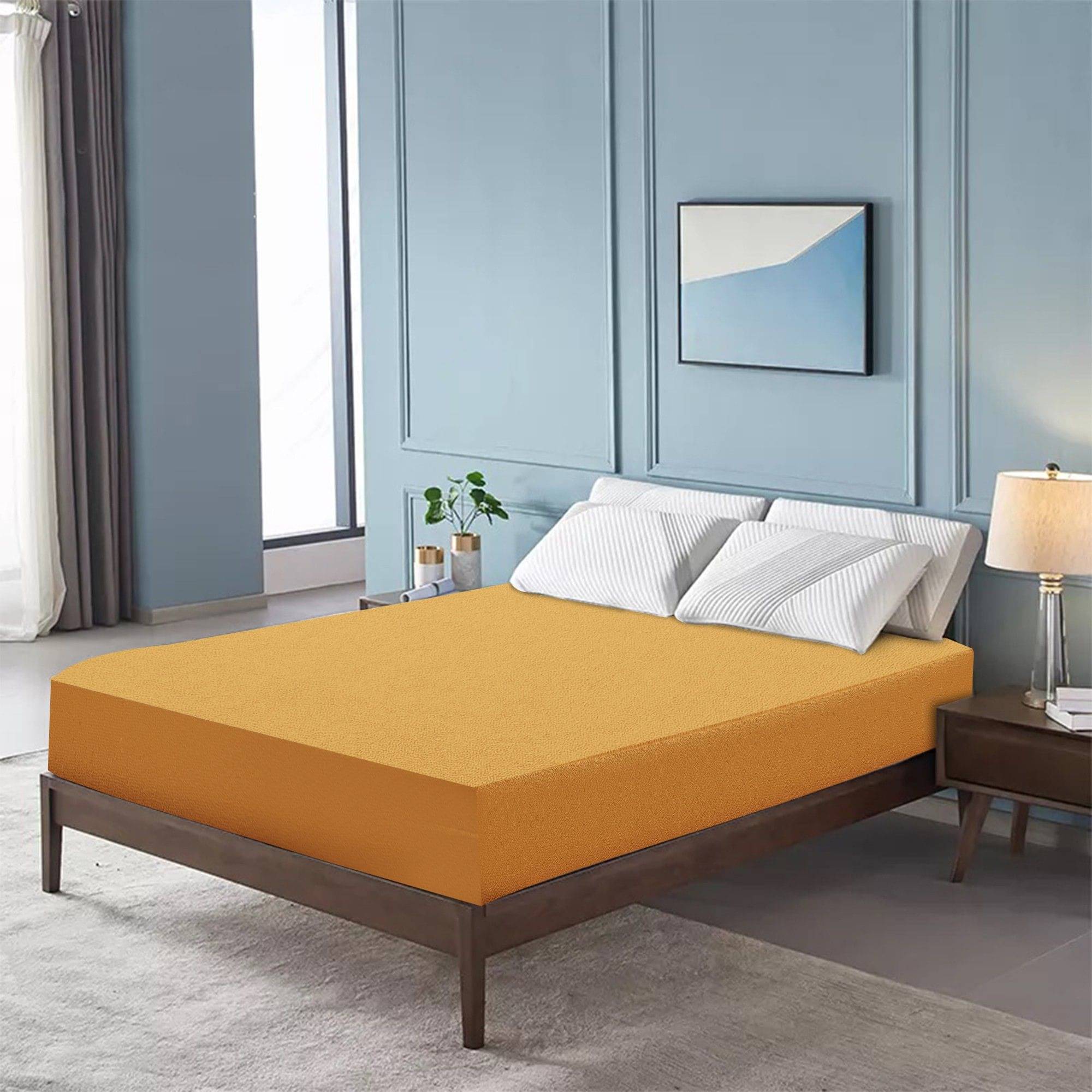     			Dream Care Maroon Cotton Mattress Cover