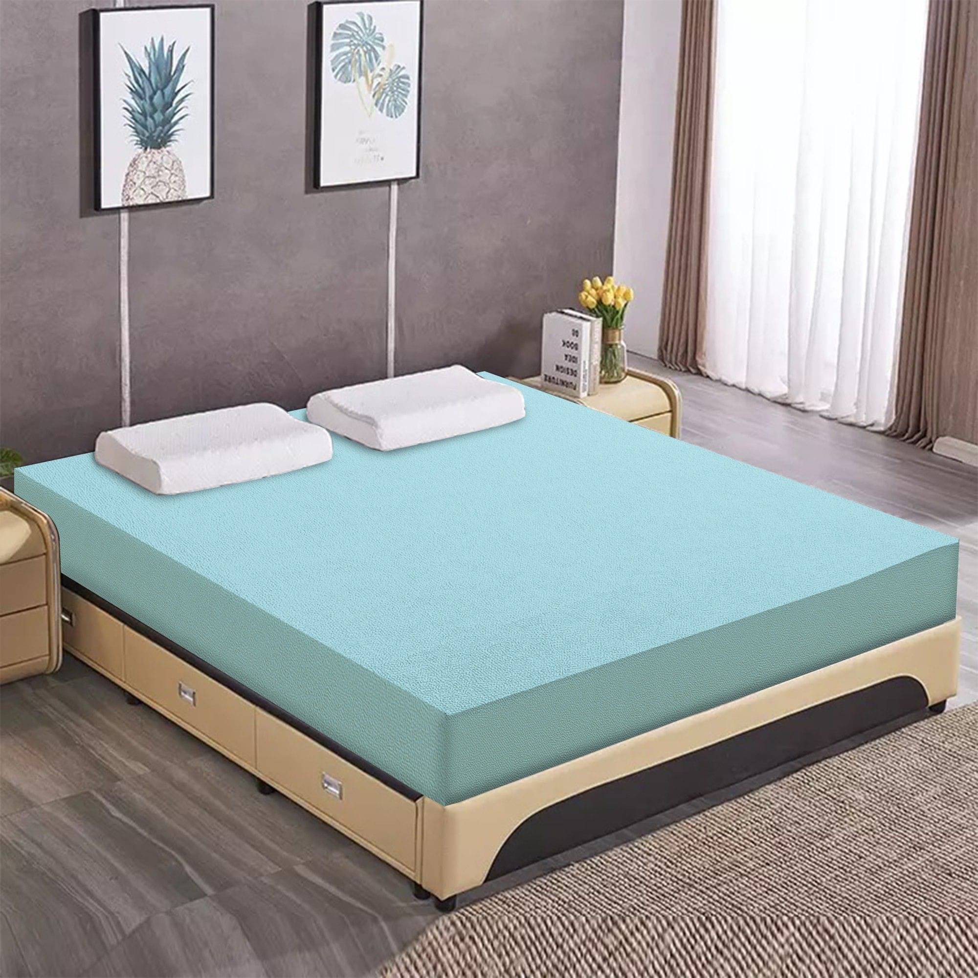     			Dream Care Maroon Cotton Mattress Cover