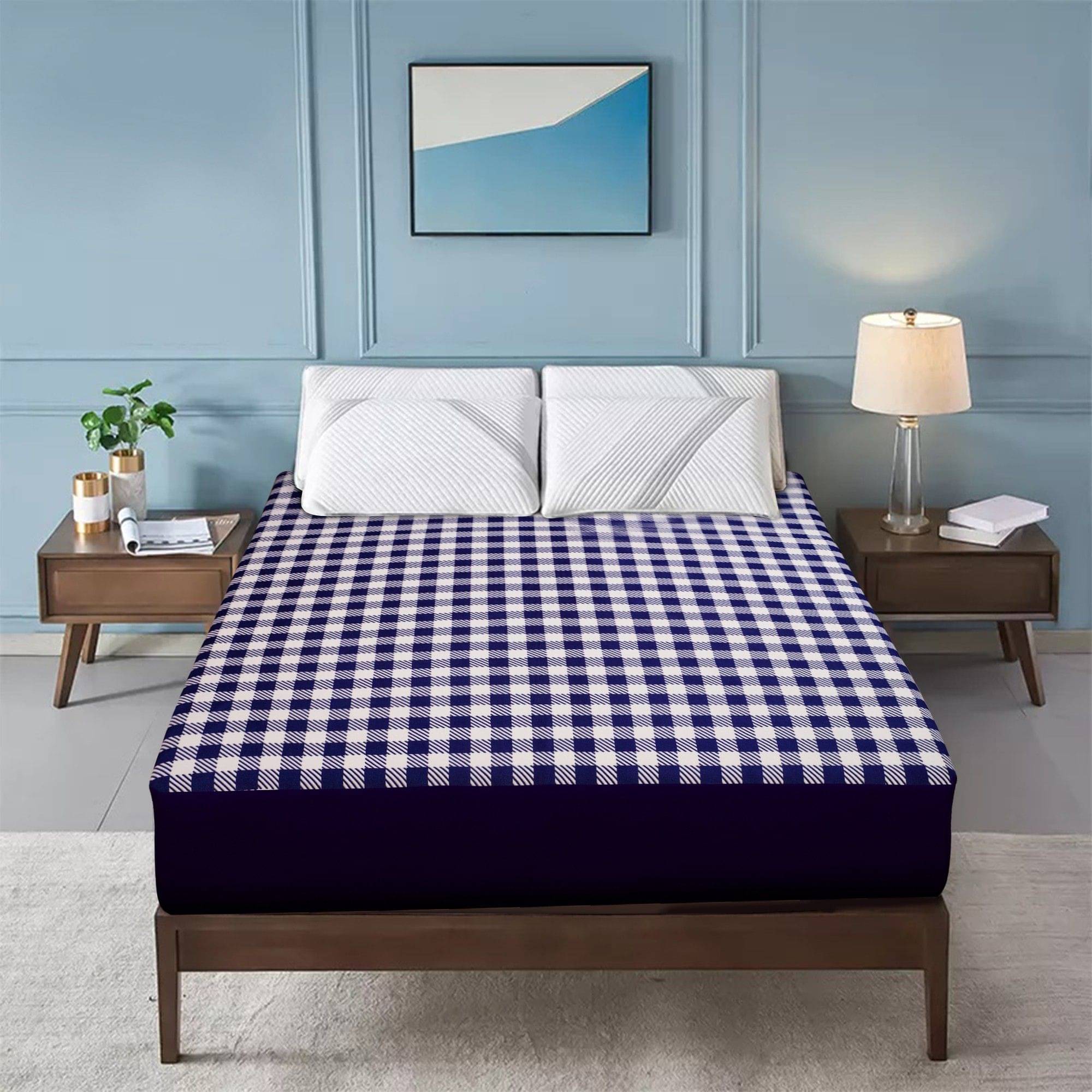 Dream Care White Cotton Mattress Cover Dream Care White Cotton Mattress Cover