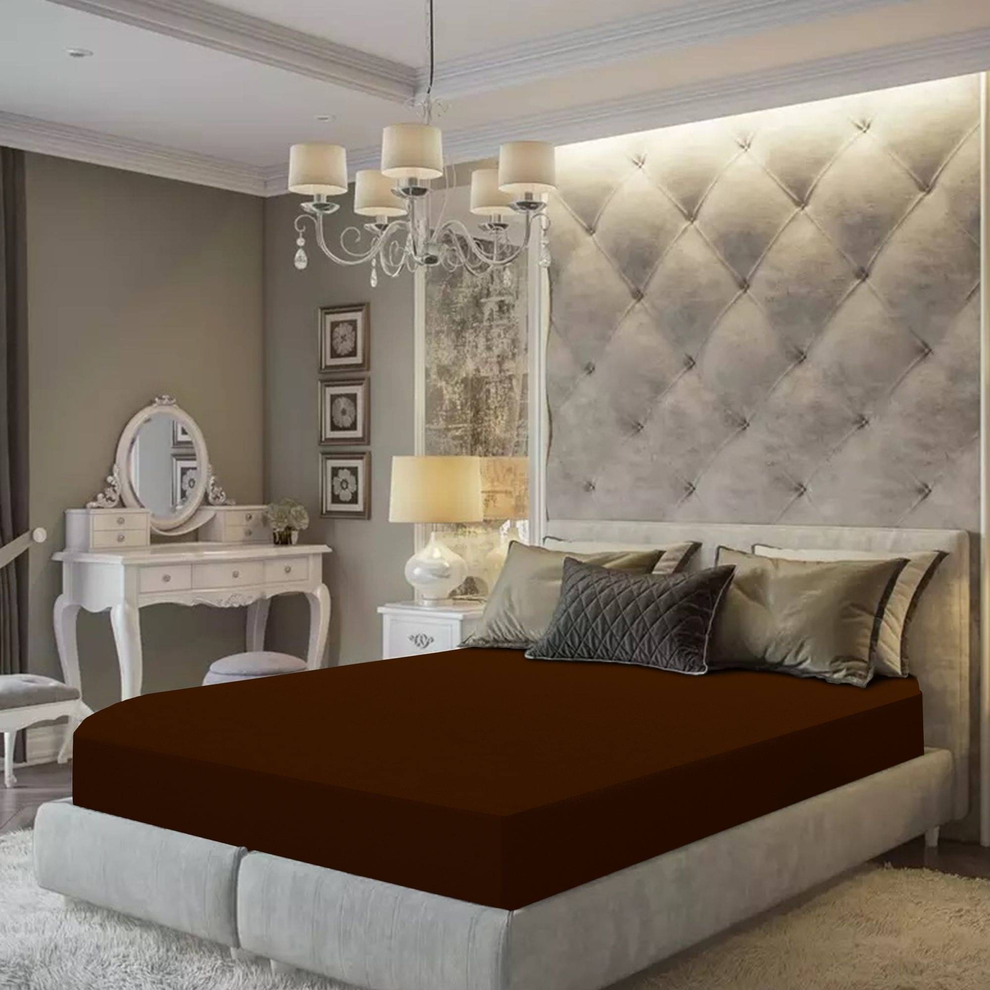 Dream Care White Cotton Mattress Cover     			Dream Care White Cotton Mattress Cover