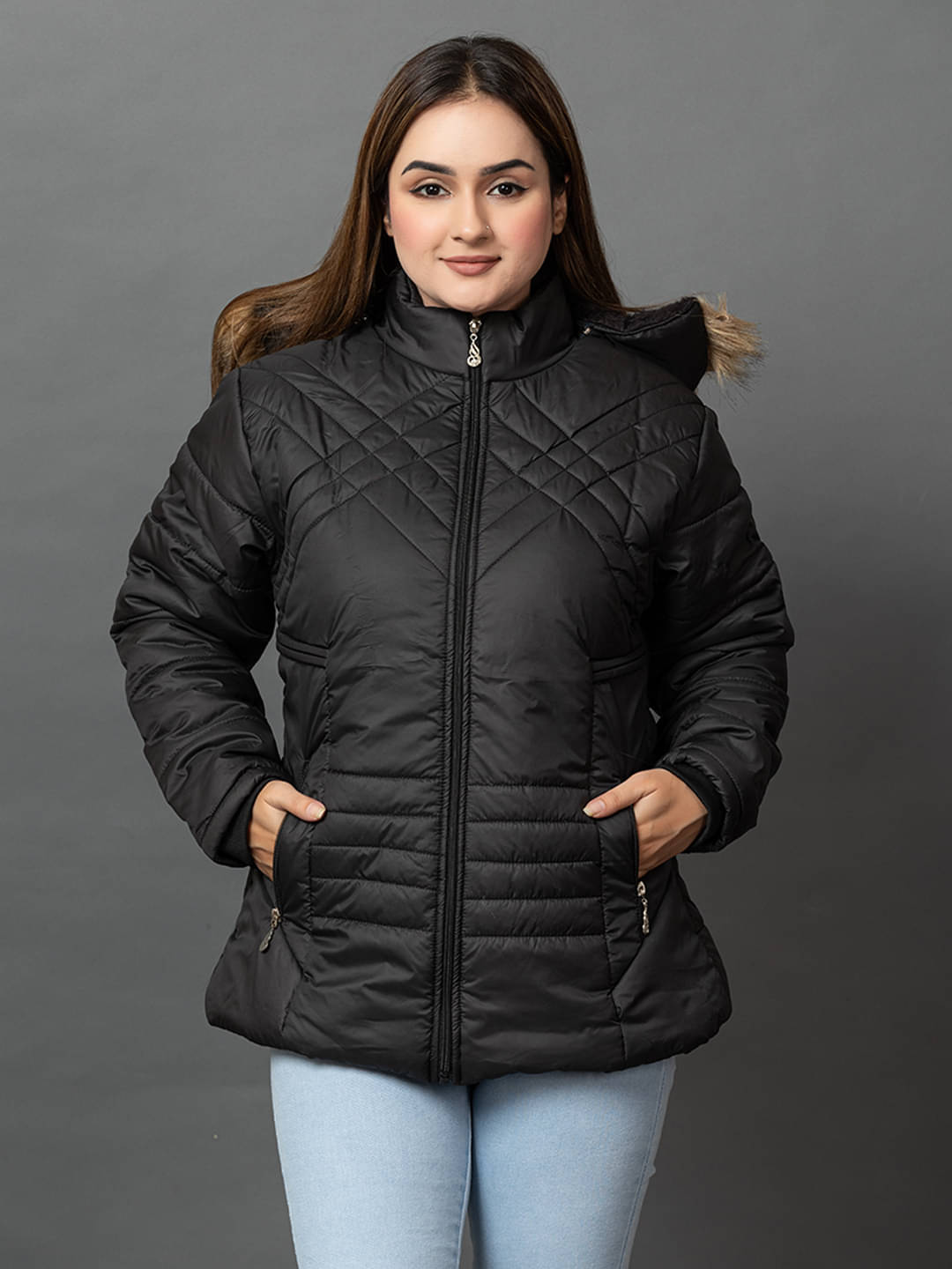 ELVINO Women Regular Jacket ( Black )     			ELVINO Women Regular Jacket ( Black )