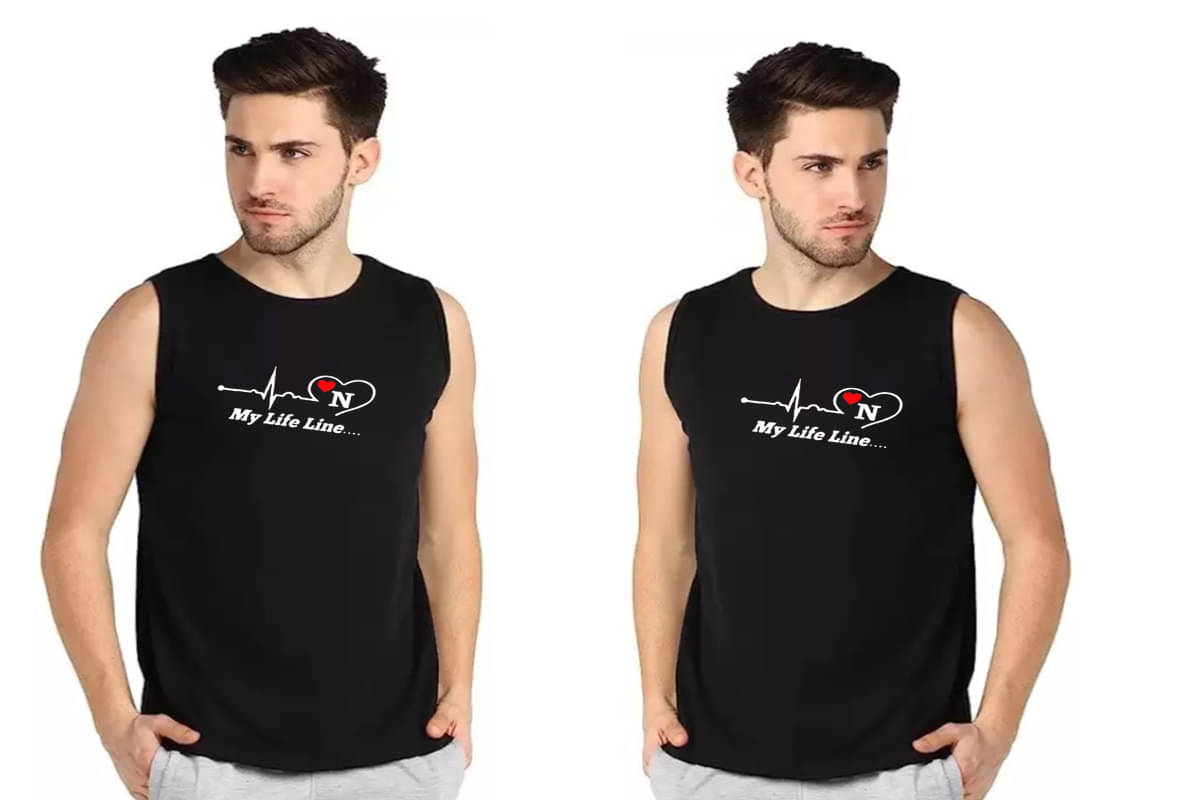 ERRISH ENTERPRISES Pack of 2 Polyester Basic Vest For Men ( Black ) ERRISH ENTERPRISES Pack of 2 Polyester Basic Vest For Men ( Black )
