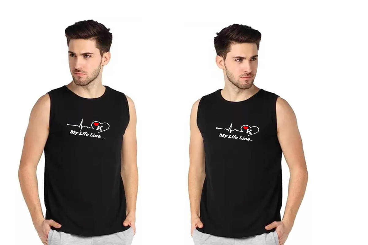 ERRISH ENTERPRISES Pack of 2 Polyester Basic Vest For Men ( Black ) ERRISH ENTERPRISES Pack of 2 Polyester Basic Vest For Men ( Black )