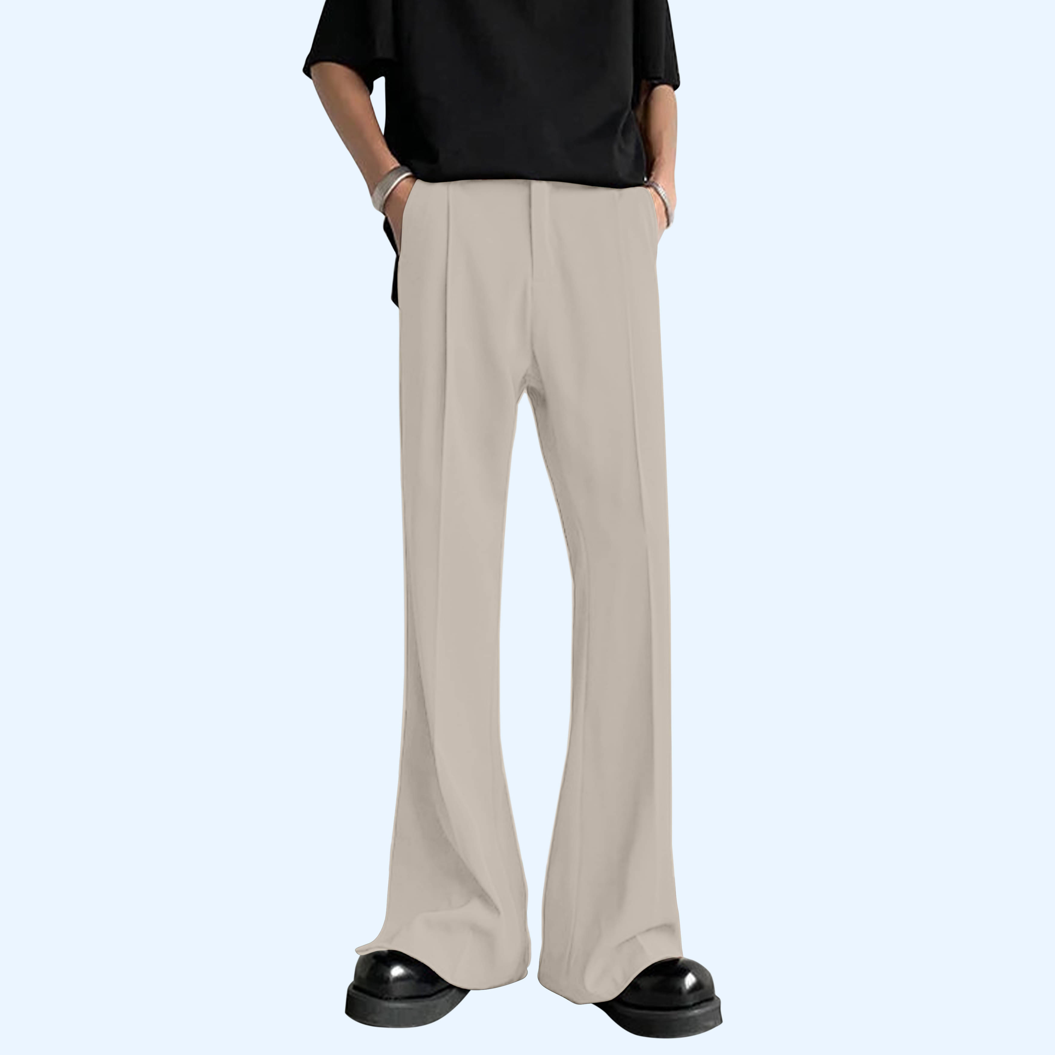     			FTX Loose Men's Formal Trouser - Beige ( Pack of 1 )