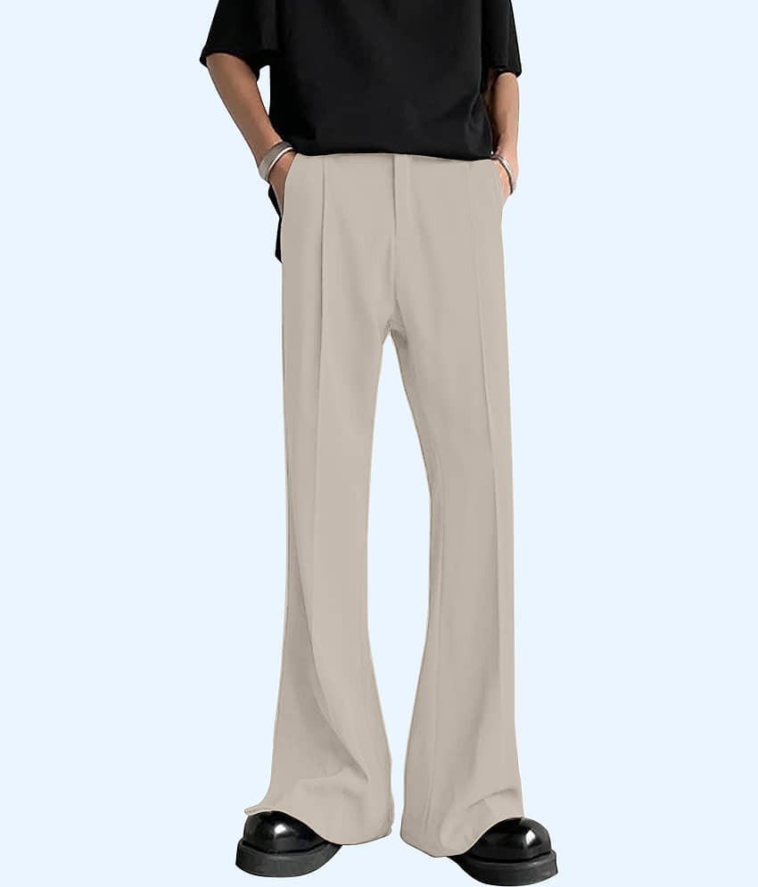 FTX Loose Men's Formal Trouser - Beige ( Pack of 1 ) - Trousers | Buy online on ZillyBuy