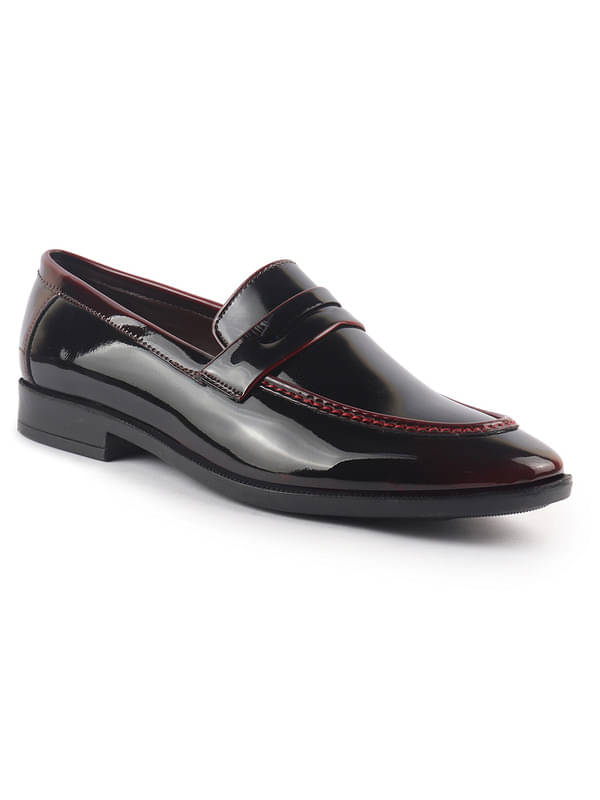     			Fausto Cherry Men's Slip On Formal Shoes