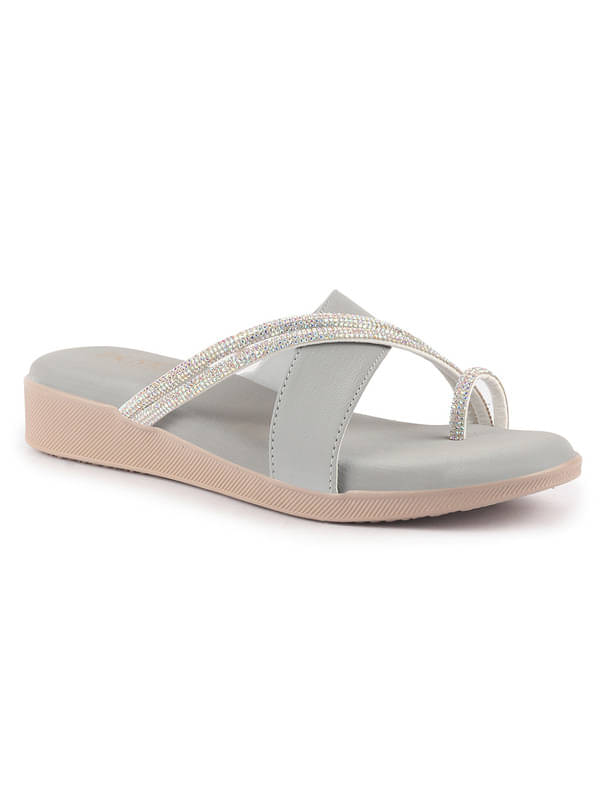 Fausto Light Grey Women's Flats Fausto Light Grey Women's Flats