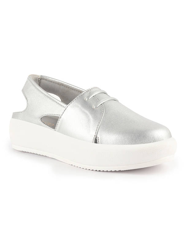 Fausto Silver Women's Slip On     			Fausto Silver Women's Slip On