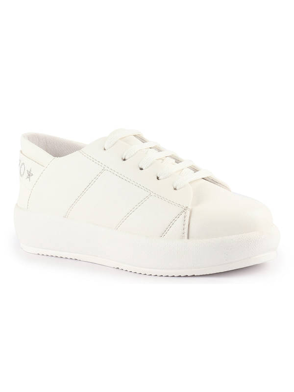 Fausto White Women's Sneakers     			Fausto White Women's Sneakers
