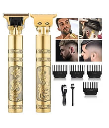 Gatih Hair Trimmer Gold Cordless Bikini Area With 120 minutes Runtime