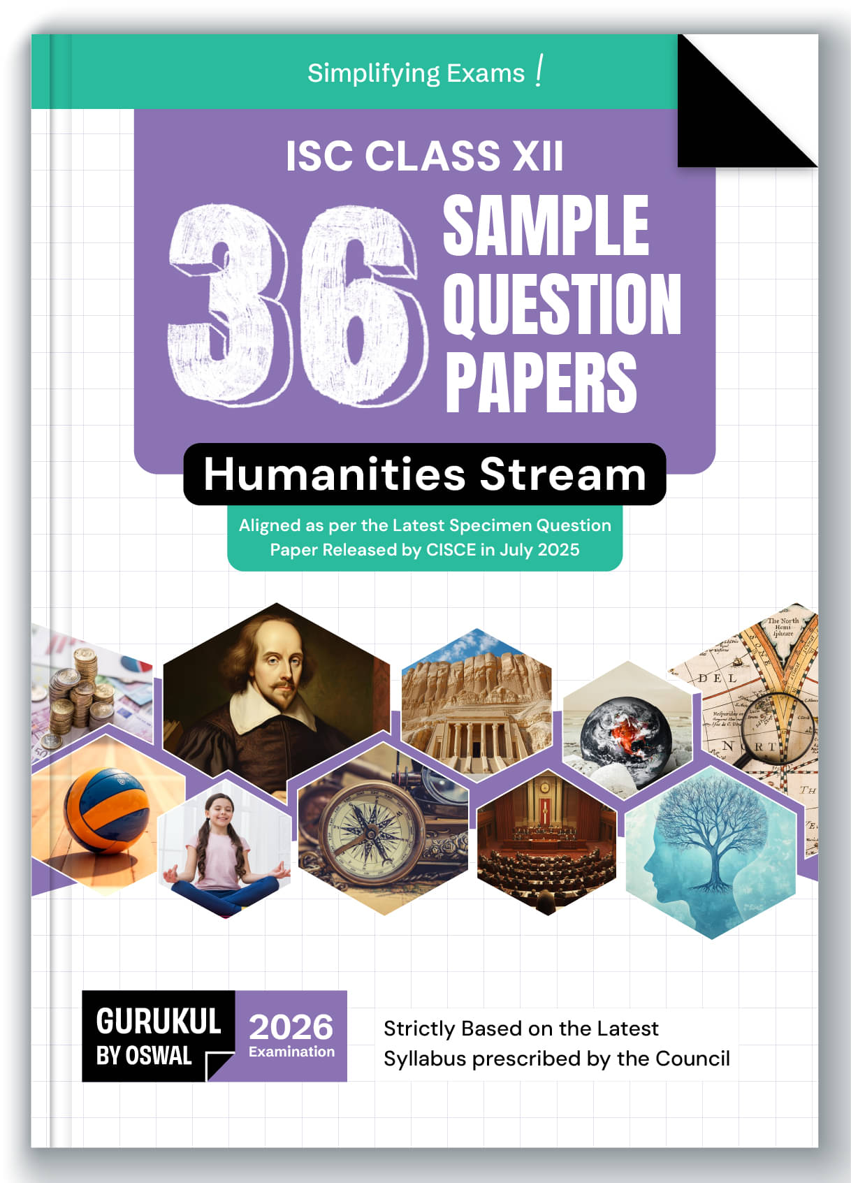     			Gurukul By Oswal 36 Sample Question Papers ISC Humanities Stream Class 12 Exam 2026 : Fully Solved New Specimen Questions English I & II, Physical Edu