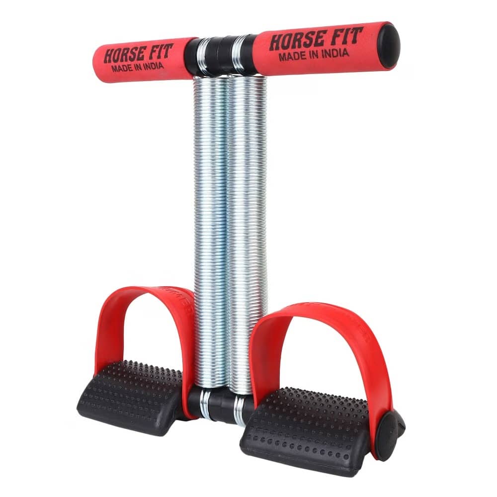 HORSE FIT Tummy Trimmer - Ultimate Abs Exerciser for Men and Women | Double Spring Waist Trimmers for Abdominal Workout and Core Strengthening | Home and Gym Fitness Equipment (Multi color) - Sports and Fitness Equipment | Buy online on ZillyBuy