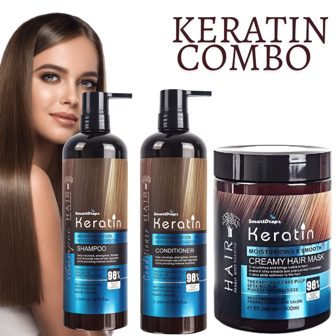     			Hair Care Kit for Hair Fall Control Shampoo (200ml) + Hair Conditioner (200ml) + Hair Mask (500ml)