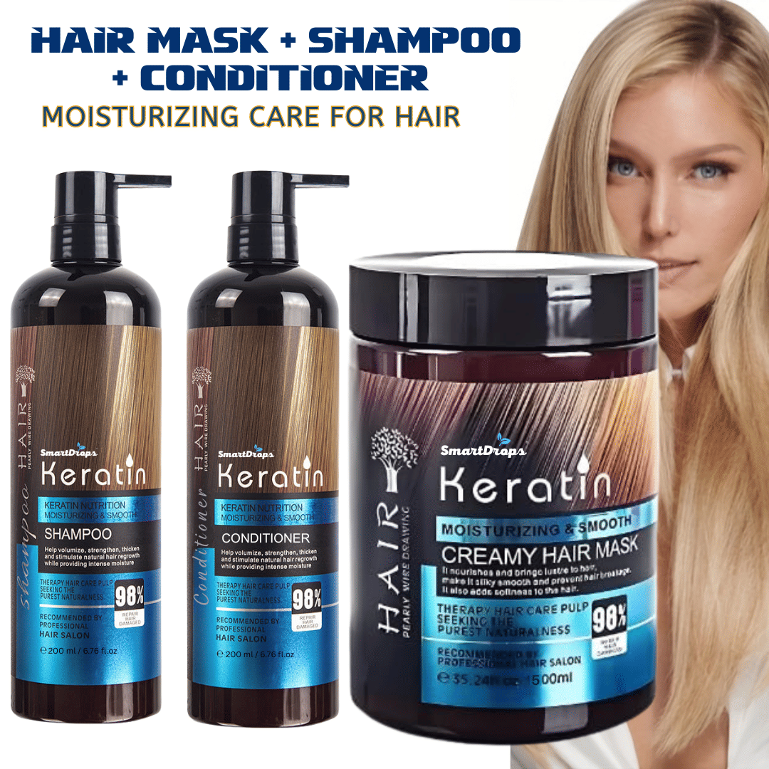 Hair Fall Shampoo for Hair Growth, Hair Fall Control Conditioner & Deep Conditioning Hair Mask Combo for Men & Women Hair Fall Shampoo for Hair Growth, Hair Fall Control Conditioner & Deep Conditioning Hair Mask Combo for Men & Women
