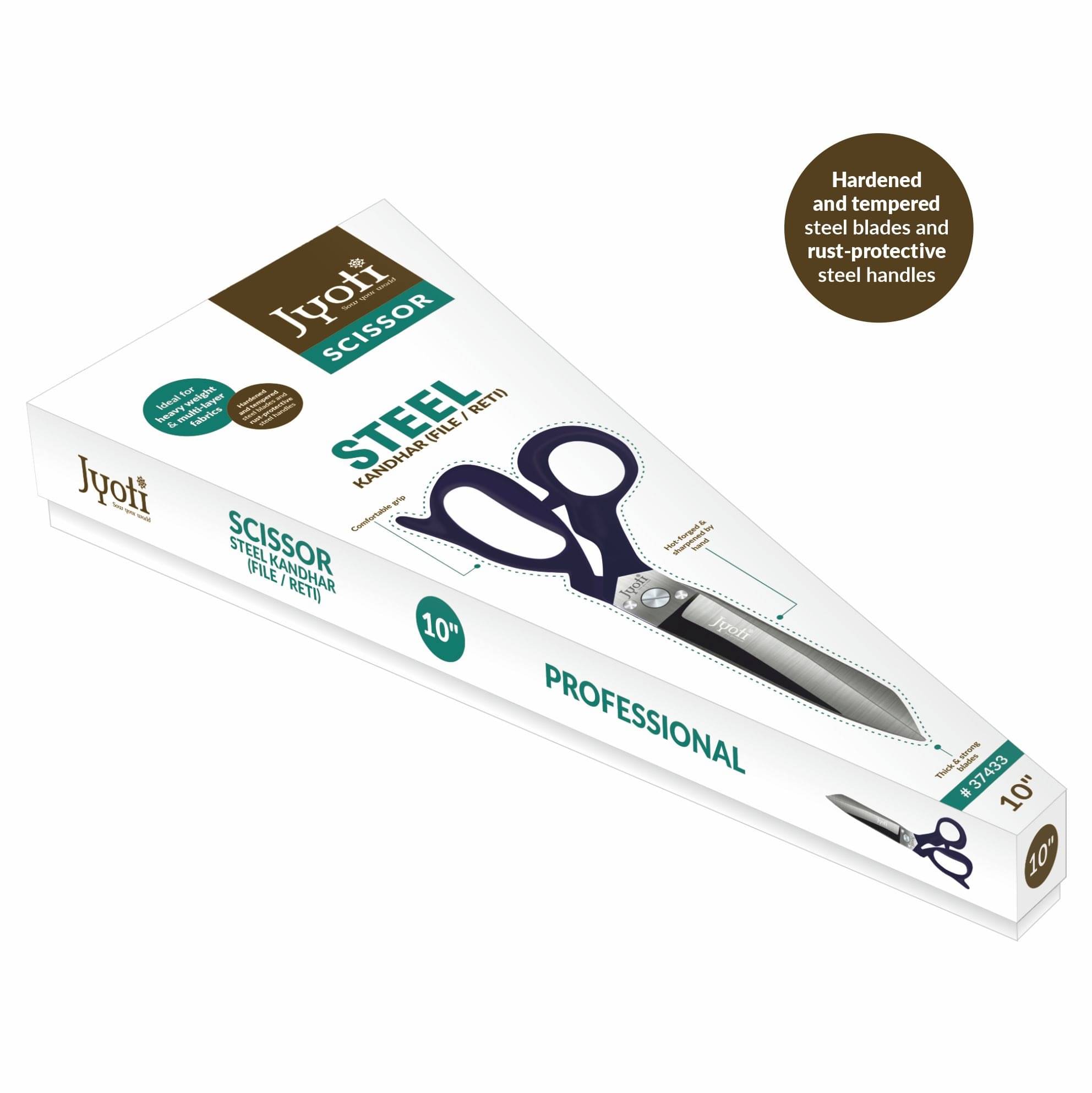     			Jyoti Scissor 10" Steel Kandhar (File/Reti) - Pack of 1