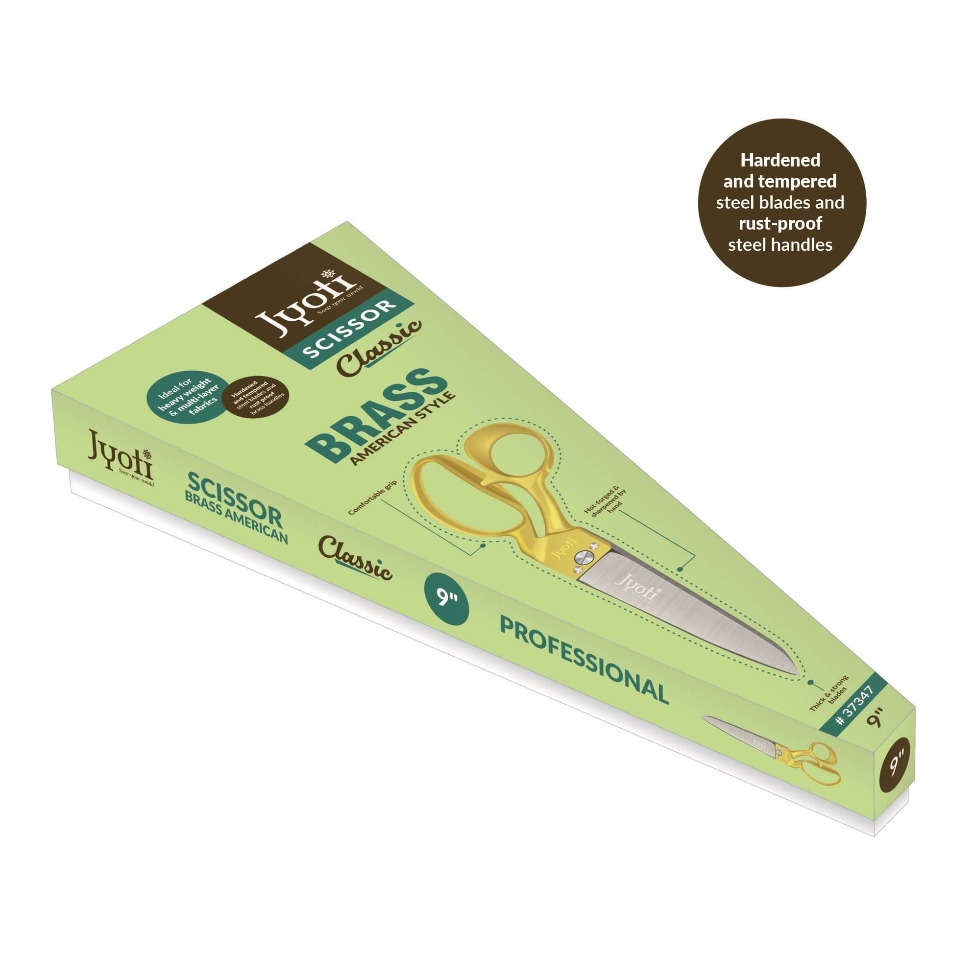     			Jyoti Scissor 9" Brass American Style (Classic) - Pack of 1