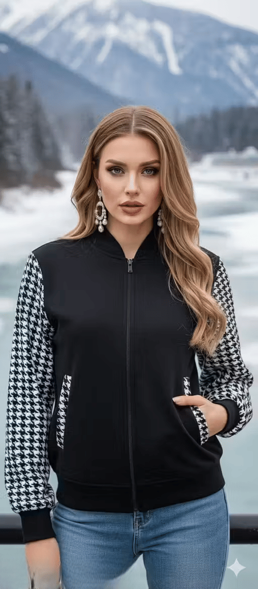     			Jyoti Traders - Fleece Black Jackets Pack of 10