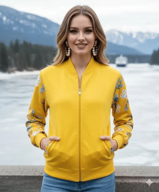     			Jyoti Traders - Fleece Yellow Jackets Pack of 10