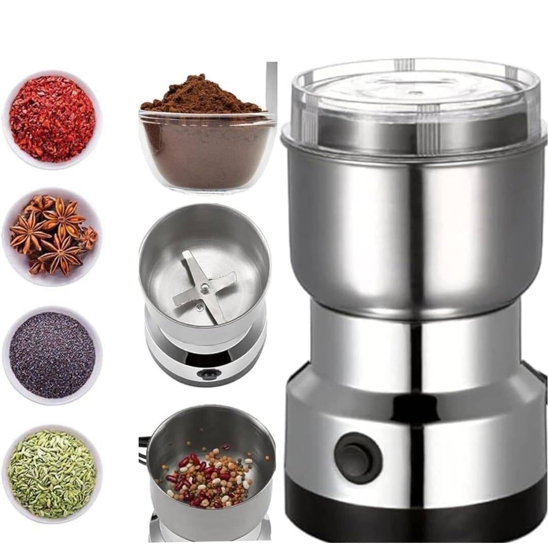 Mini Electric Dry Mixer Grinder for Coffee and Spices Stainless Steel 1 Coffee Grinder Mini Electric Dry Mixer Grinder for Coffee and Spices Stainless Steel 1 Coffee Grinder