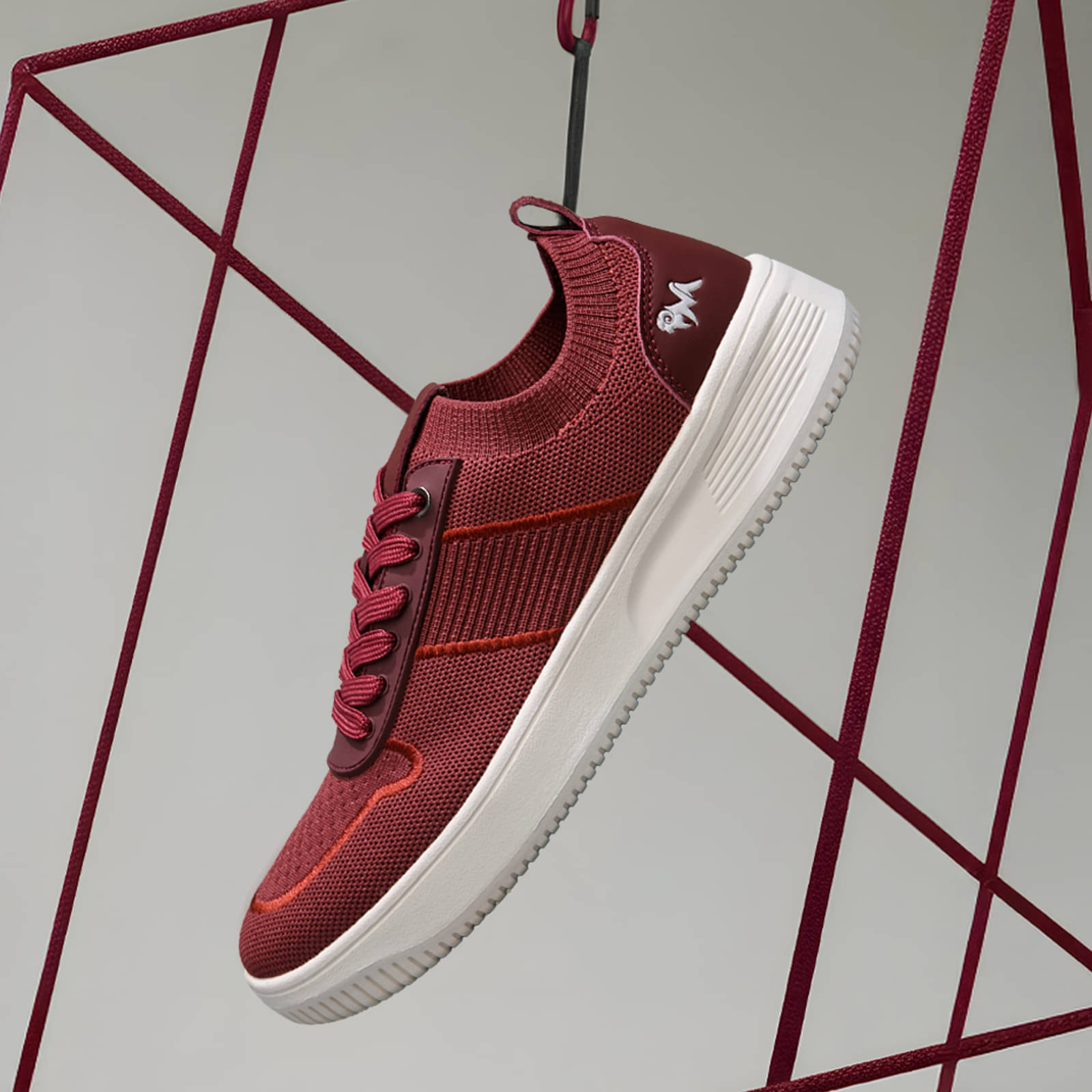     			Neemans Maroon Men's Sneakers