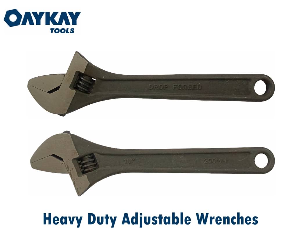 Oaykay Tools 250mm Adjustable Wrench Single Pc Oaykay Tools 250mm Adjustable Wrench Single Pc