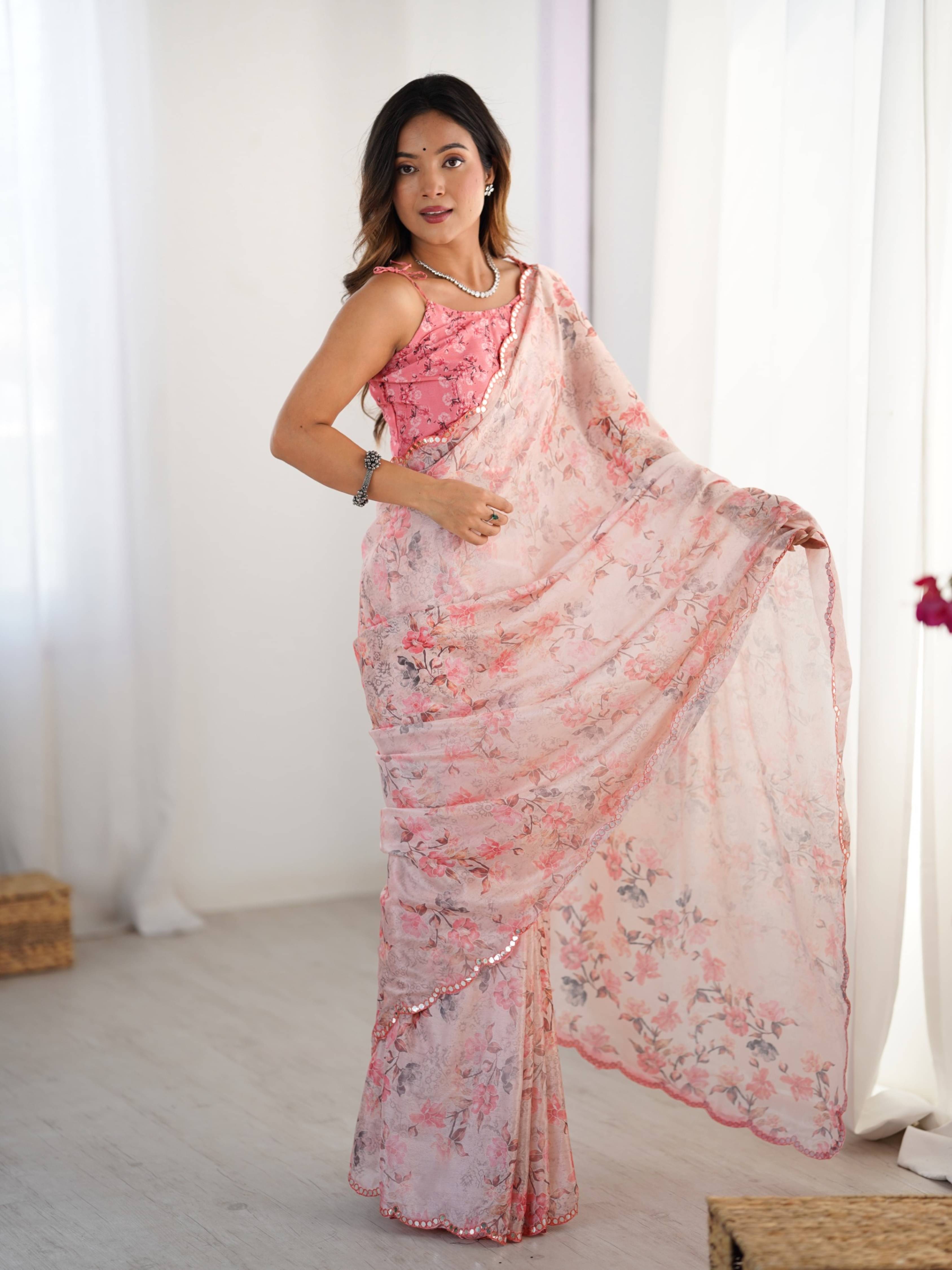 Panbai sarees Chiffon Solid Regular Saree Without Blouse Piece ( Pink ) Panbai sarees Chiffon Solid Regular Saree Without Blouse Piece ( Pink )