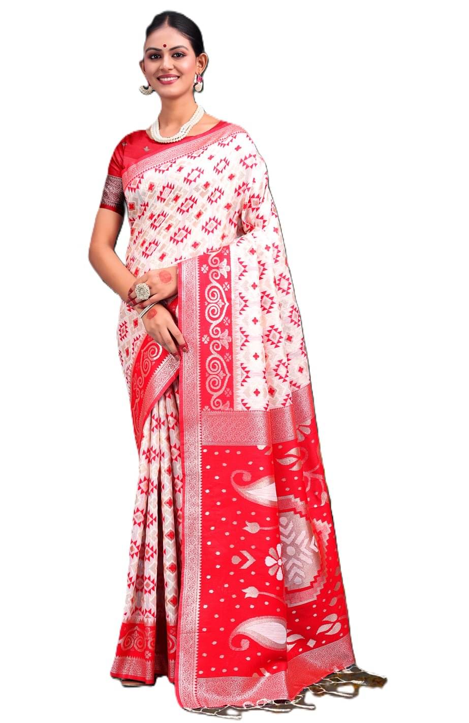     			Panbai sarees Linen Solid Regular Saree Without Blouse Piece ( Multicolor 3 )