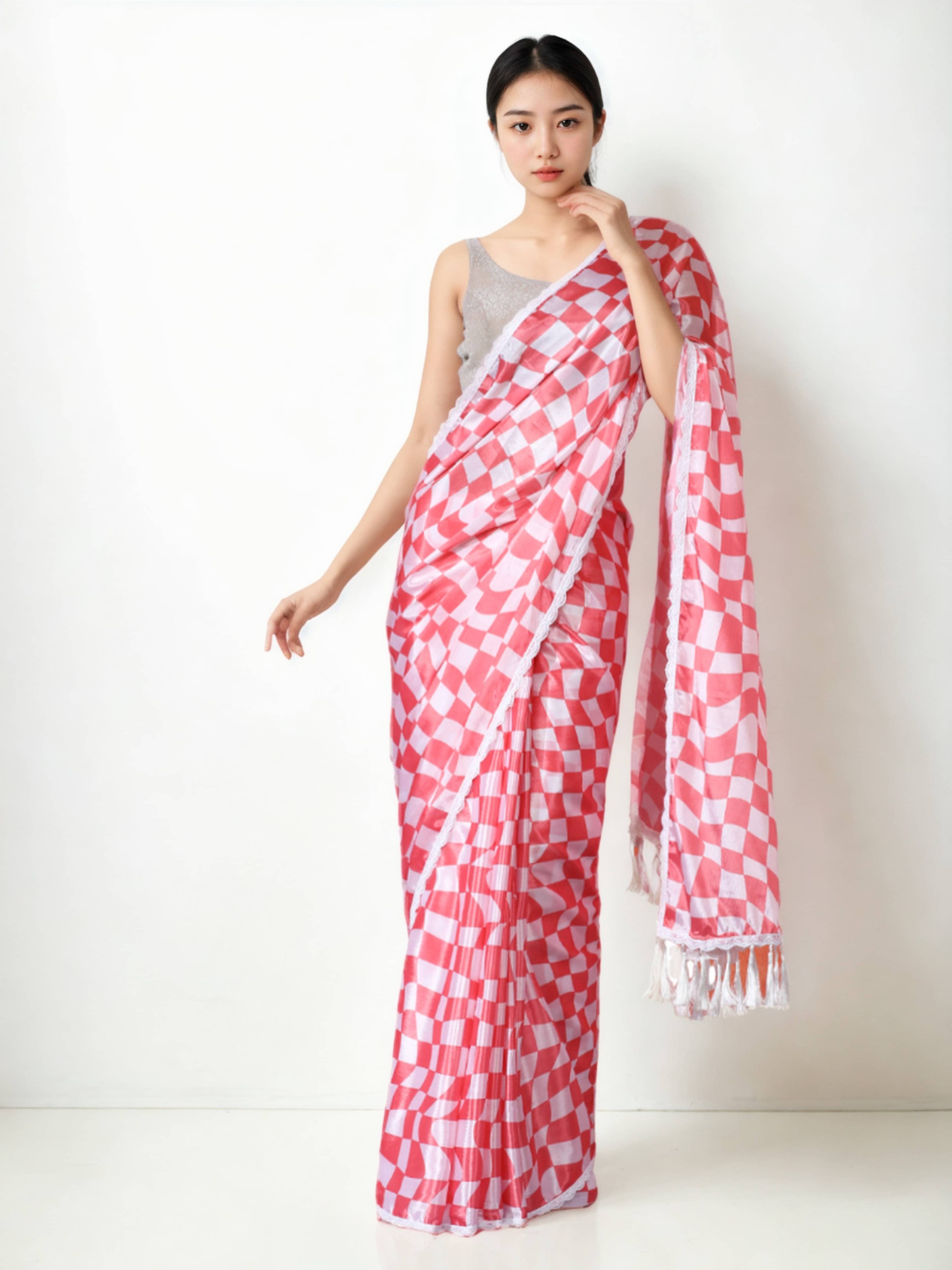     			Panbai sarees Silk Solid Regular Saree With Unstitched Blouse Piece ( Pink )