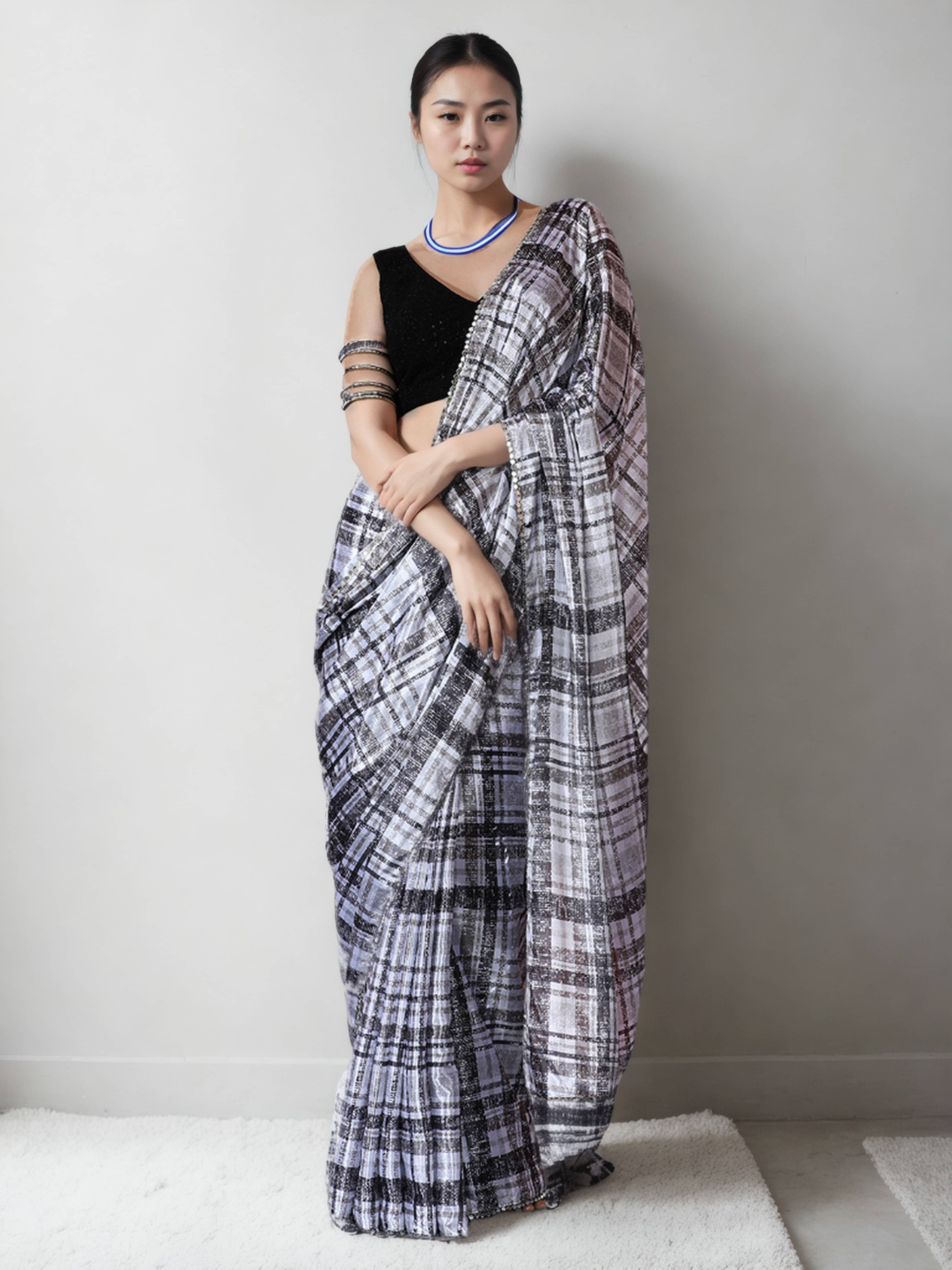     			Panbai sarees Silk Solid Regular Saree With Unstitched Blouse Piece ( White )