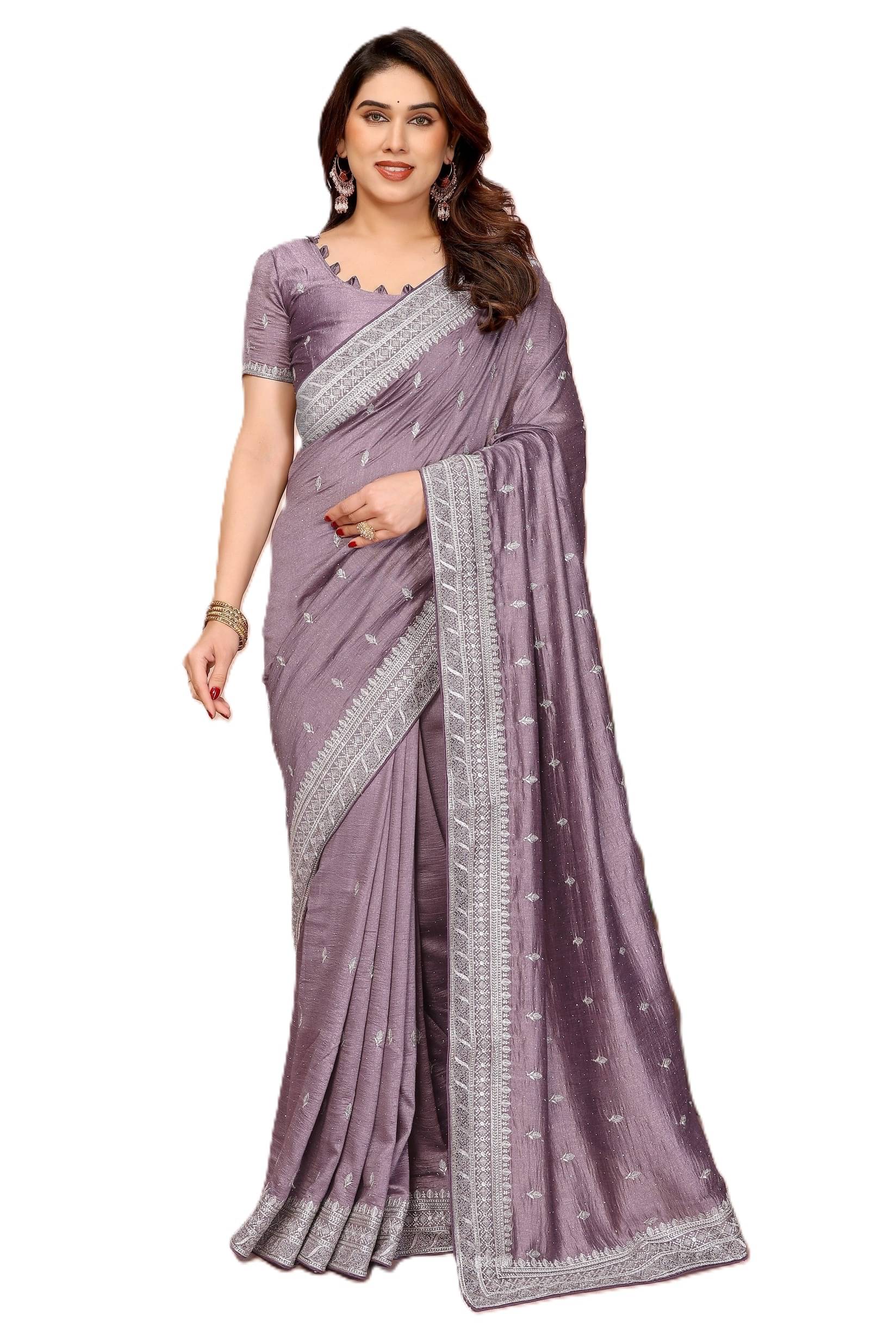     			Panbai sarees Silk Woven Regular Saree Without Blouse Piece ( Lavender )