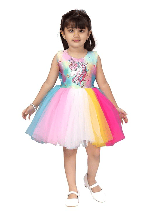     			Paridhaanmart.com Pack of 1 Baby Girls Net Dress ( Multicolor )