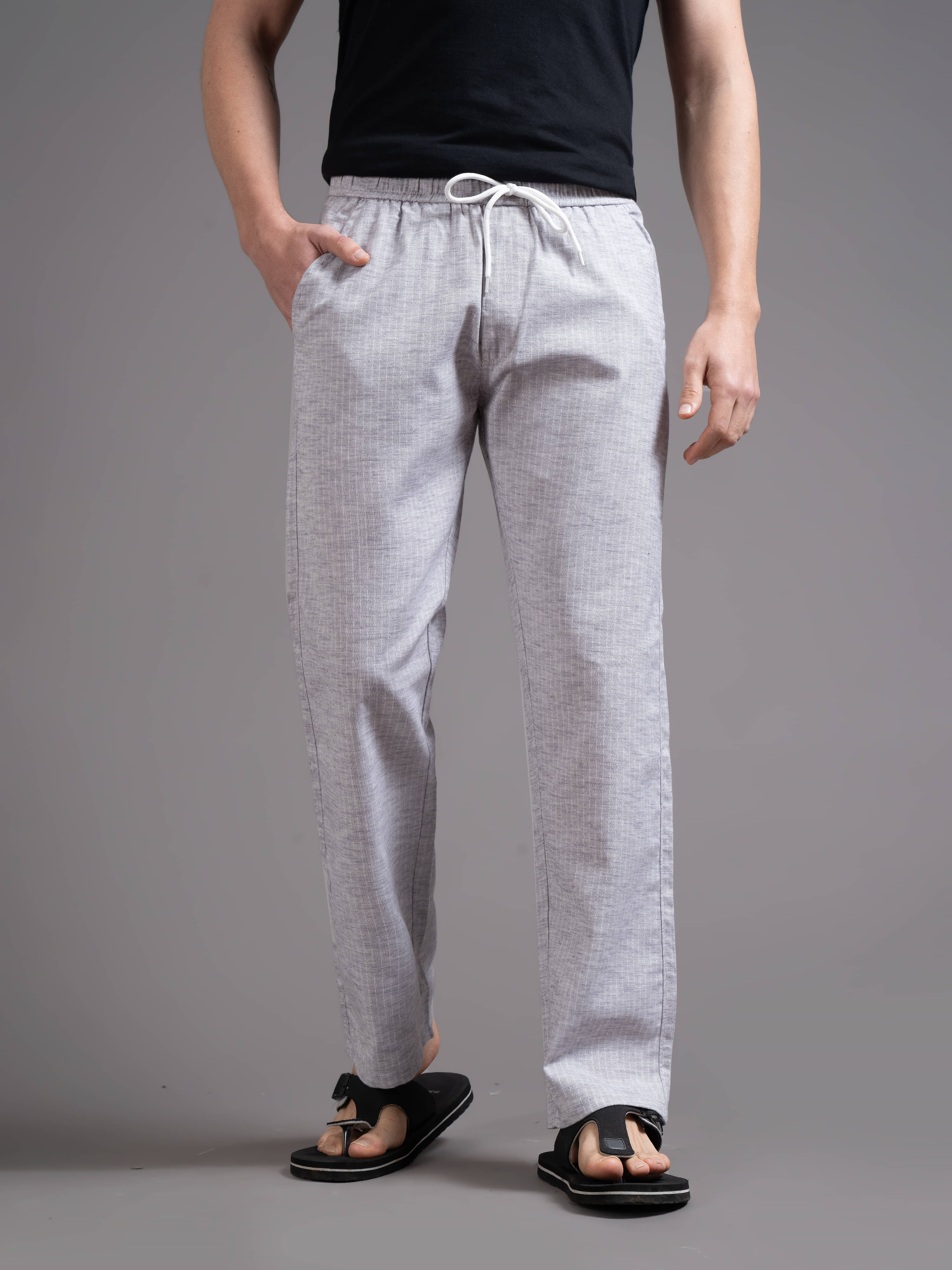     			Paul Street Relax Men's Trouser - Silver ( Pack of 1 )