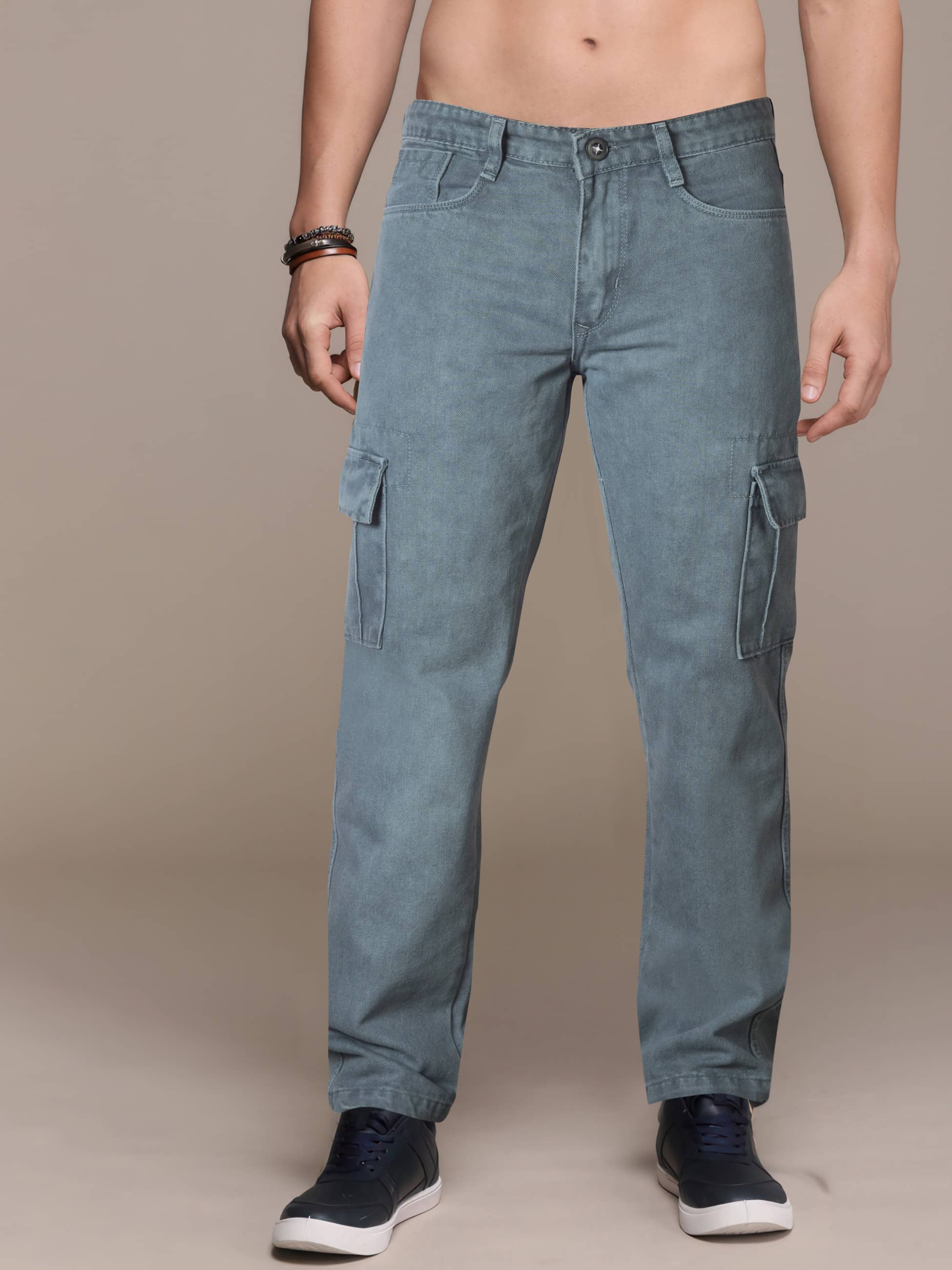 RIG BONE Clean Look Men's Jeans - Grey ( Pack of 1 ) - Jeans | Buy online on ZillyBuy
