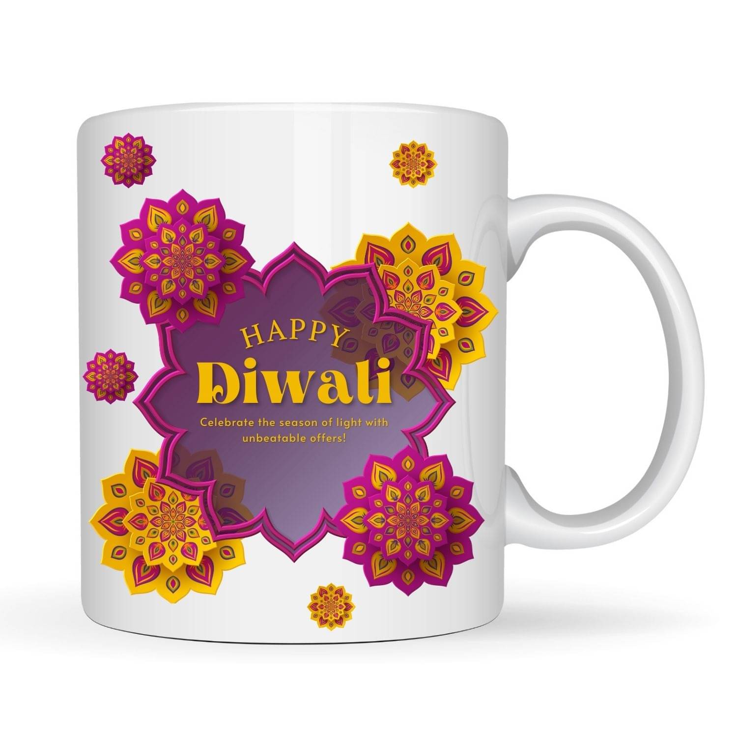     			Ridaa Diwali Special Mug Ceramic Coffee Mug 350 mL ( Pack of 1 )