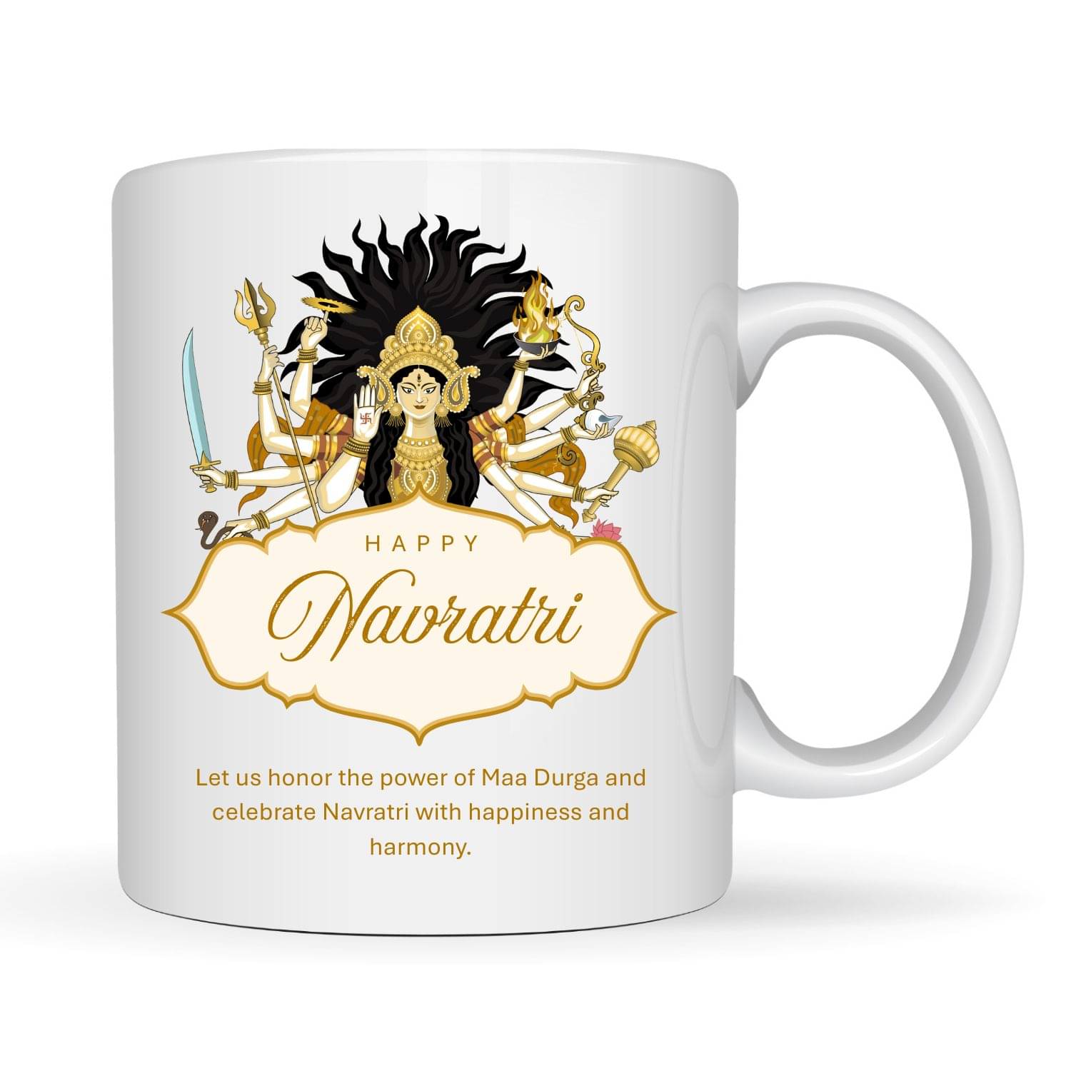     			Ridaa Diwali Special Mug Ceramic Coffee Mug 350 mL ( Pack of 1 )