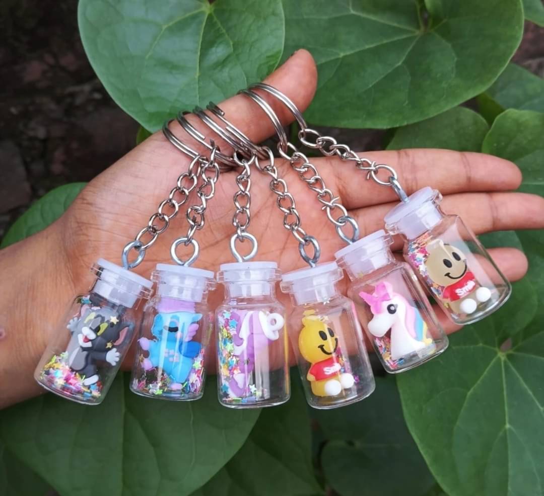     			Rings N Things Acrylic Keychain Set ( Pack of 6 )