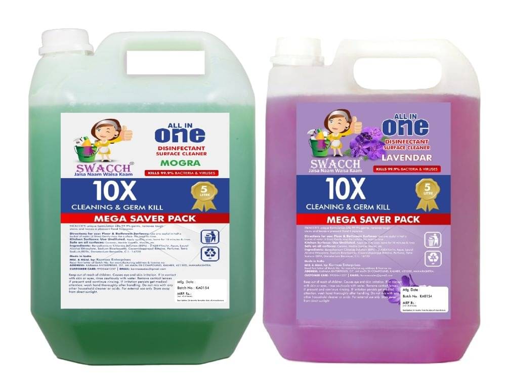     			SWACCH Floor Cleaner Mogra & Lavender 10 L