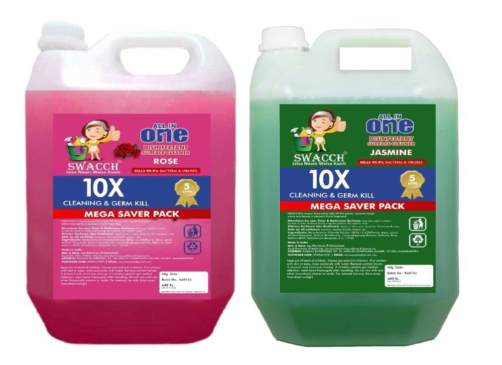     			SWACCH Floor Cleaner Rose & Jasmine 10 L