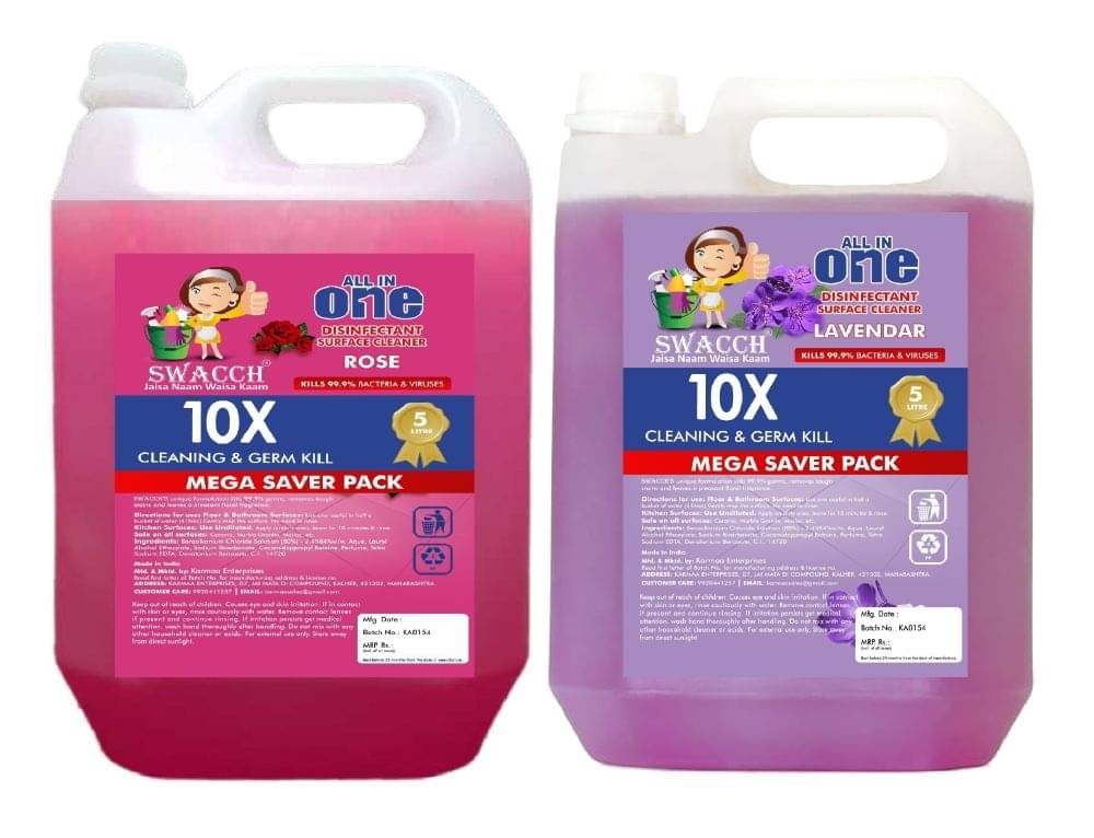     			SWACCH Floor Cleaner Rose & Lavender 10 L