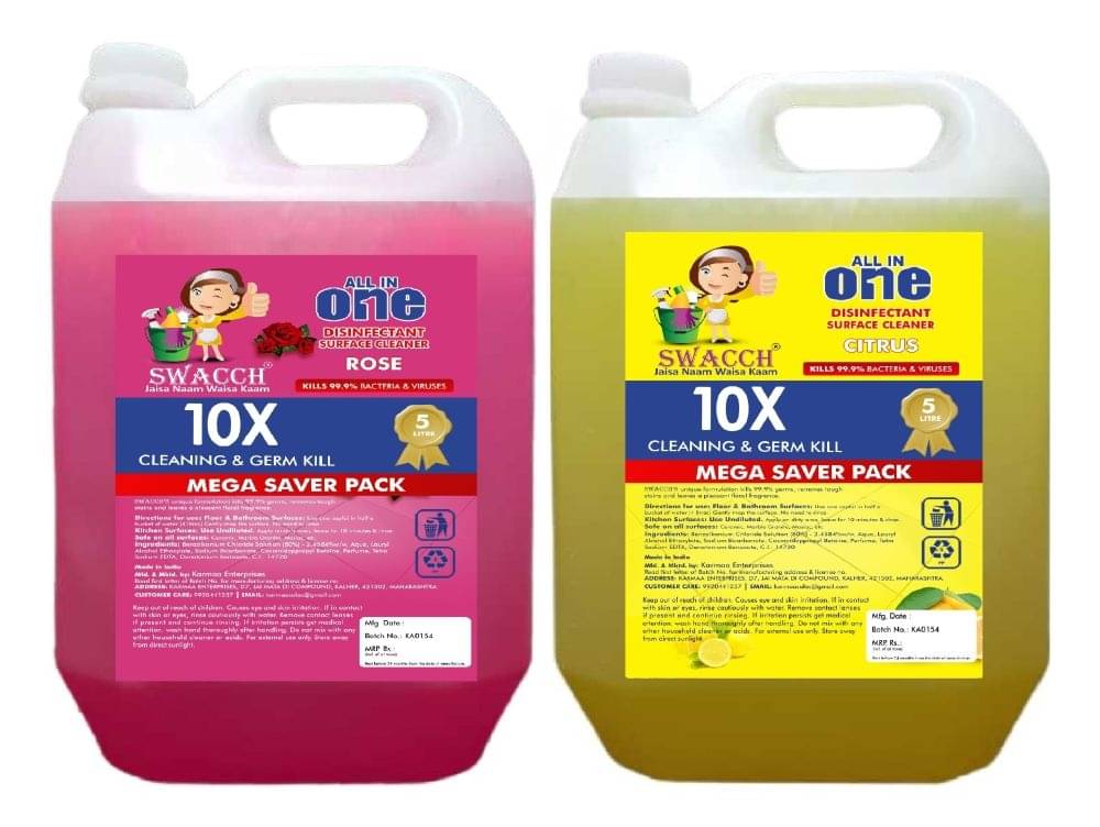     			SWACCH Floor Cleaner Rose & Lemon 10 L