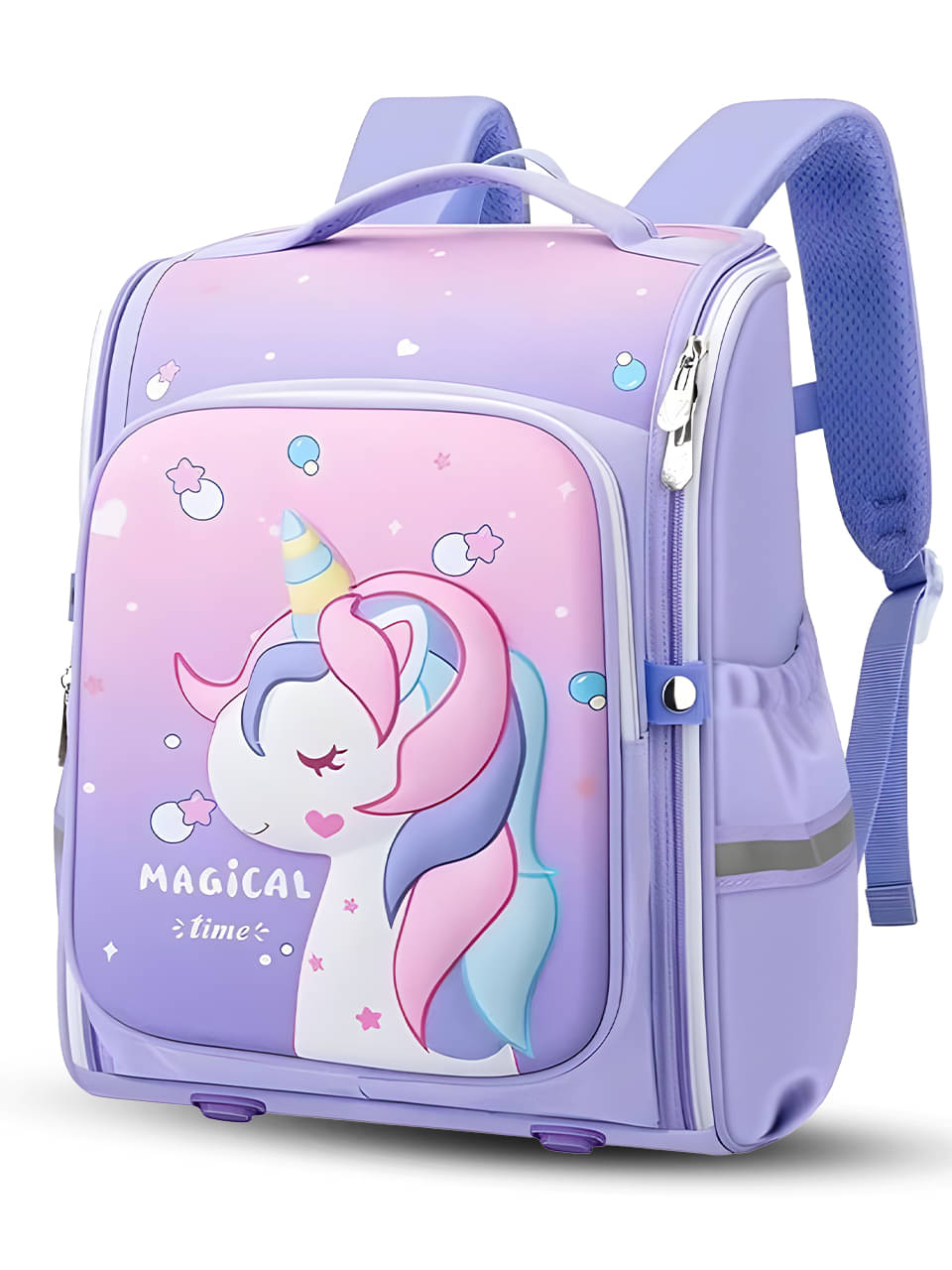     			Sageware 20 Ltrs Polyester Backpack *For Girls ( Purple )