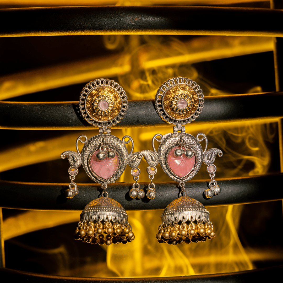     			She store Multi Color Jhumki Earrings ( Pack of 1 )
