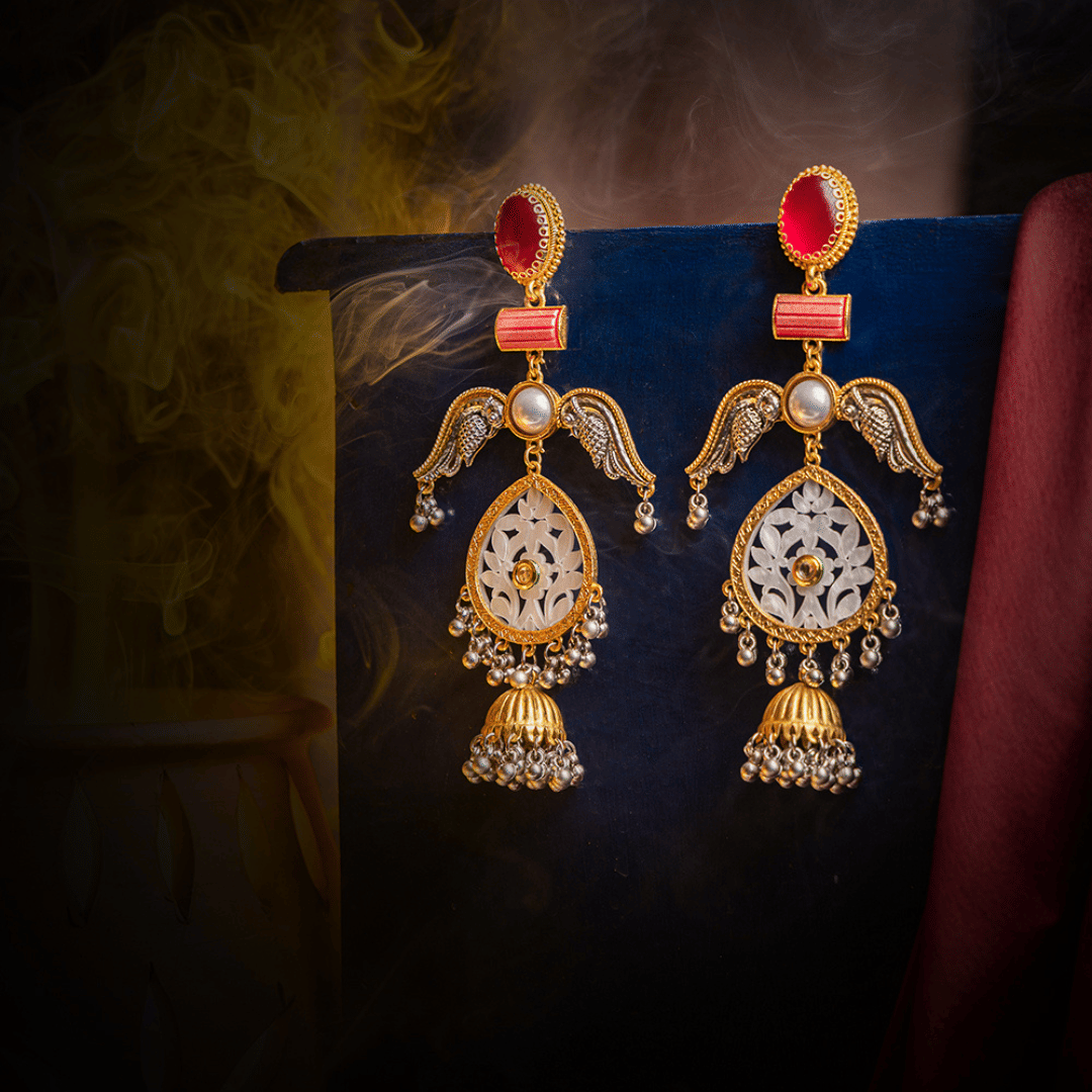     			She store Multi Color Jhumki Earrings ( Pack of 1 )