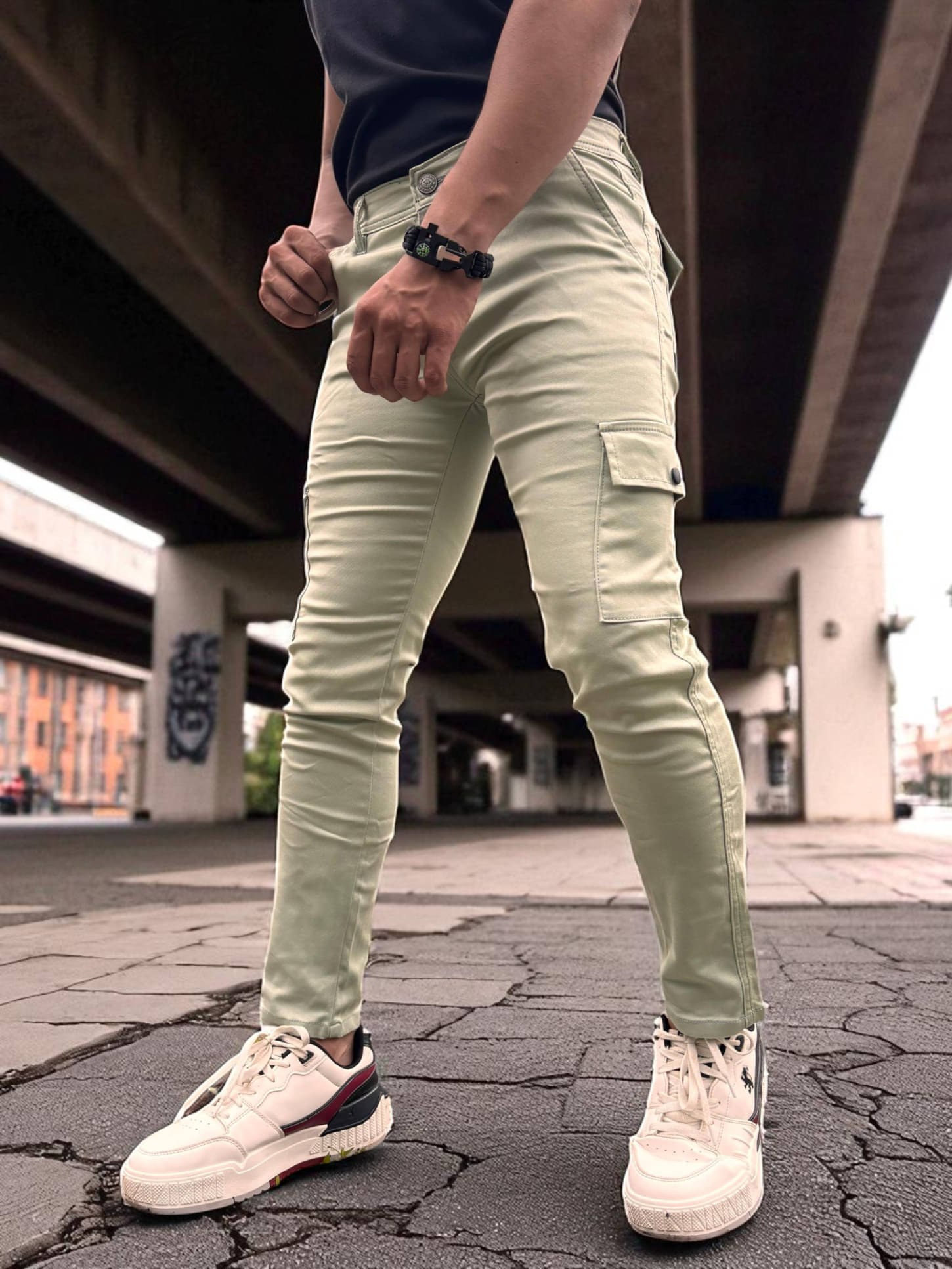     			Styzon Slim Fit Clean Look Men's Jeans - Green ( Pack of 1 )