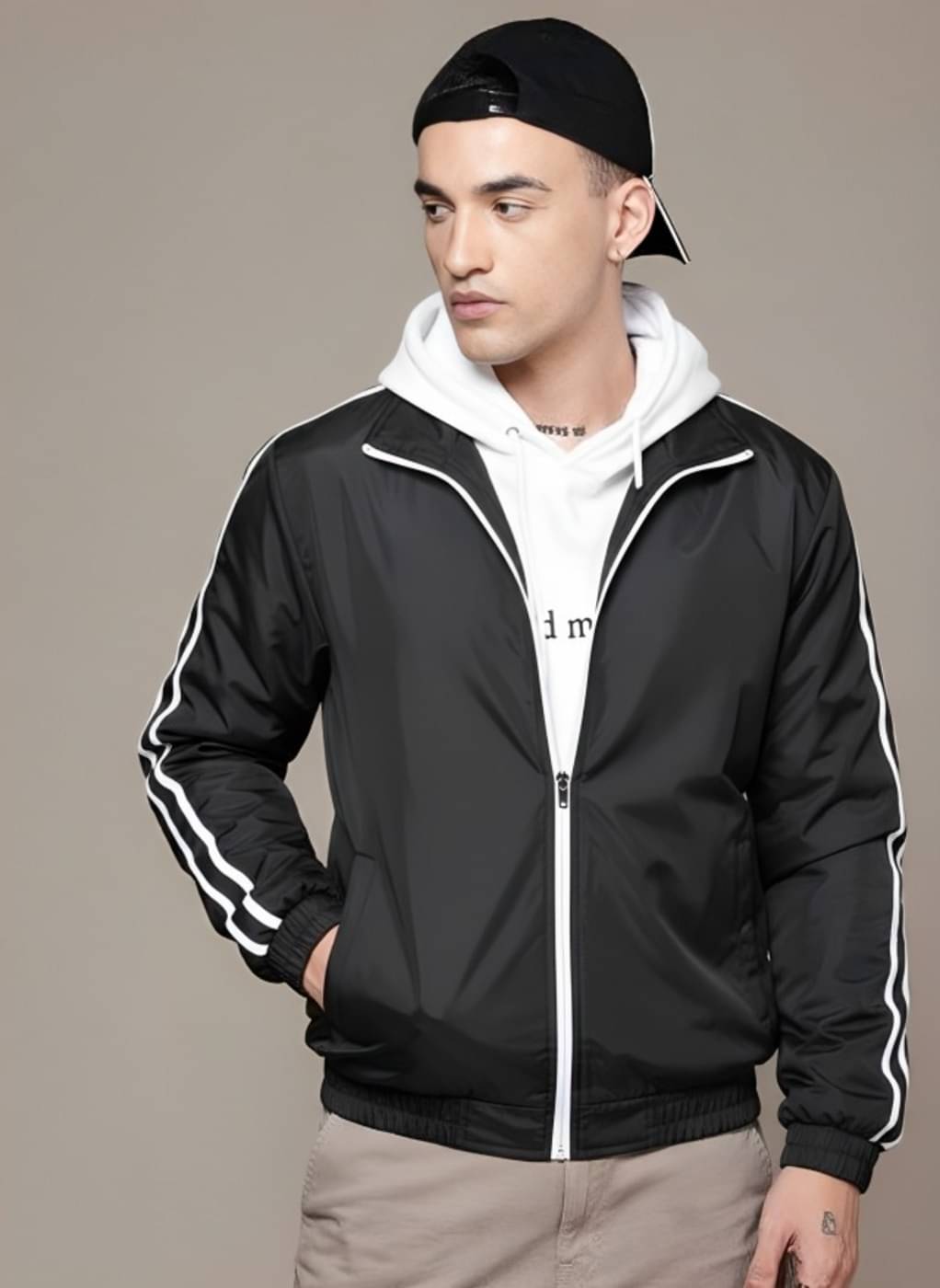     			THECLASSICTOGS Polyester Men's Windcheater Jacket - Black ( Pack of 1 )