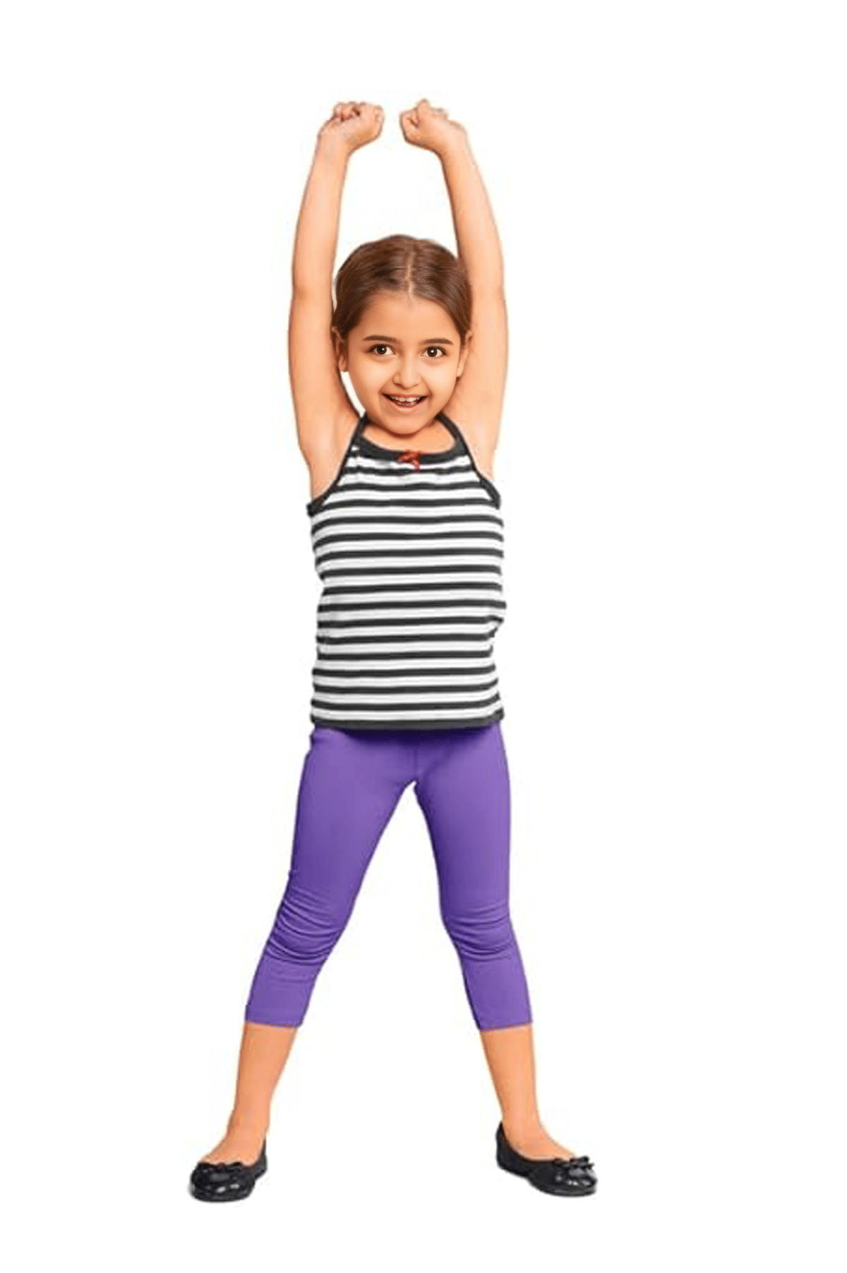     			Tik Tok wears Pack of 1 Girls Cotton Capris ( Purple )